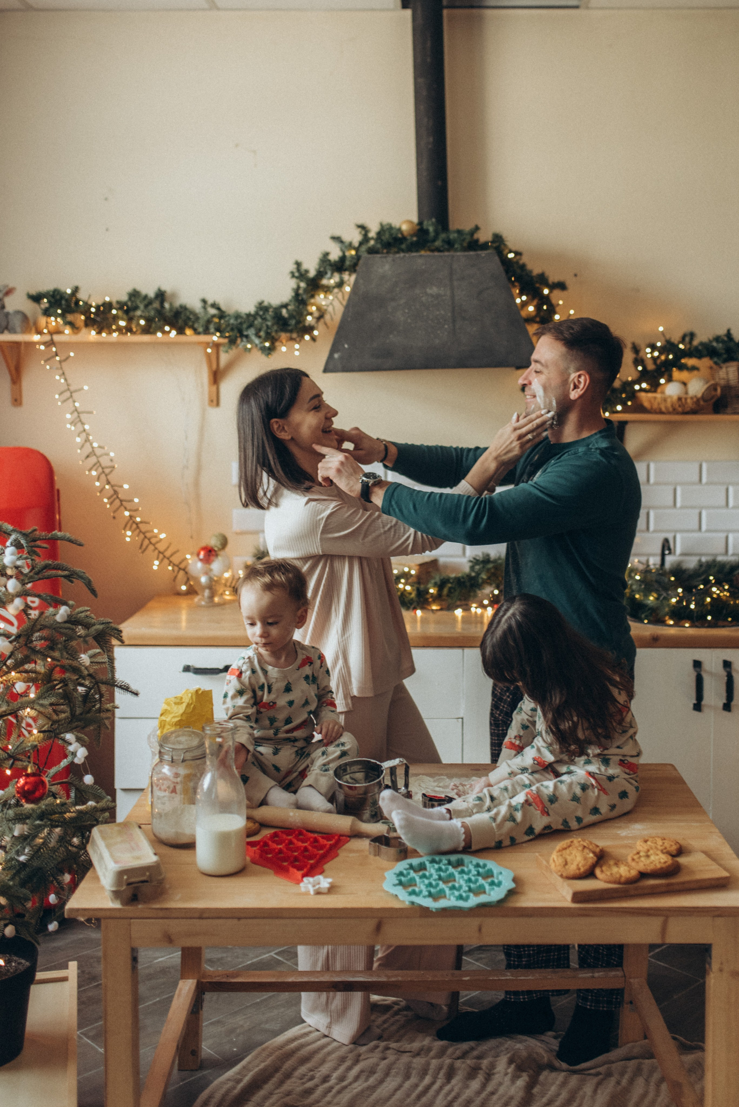 Мария, Жени и детишки. Веселый новый год. Семейный фотограф в Москве Екатерина Север