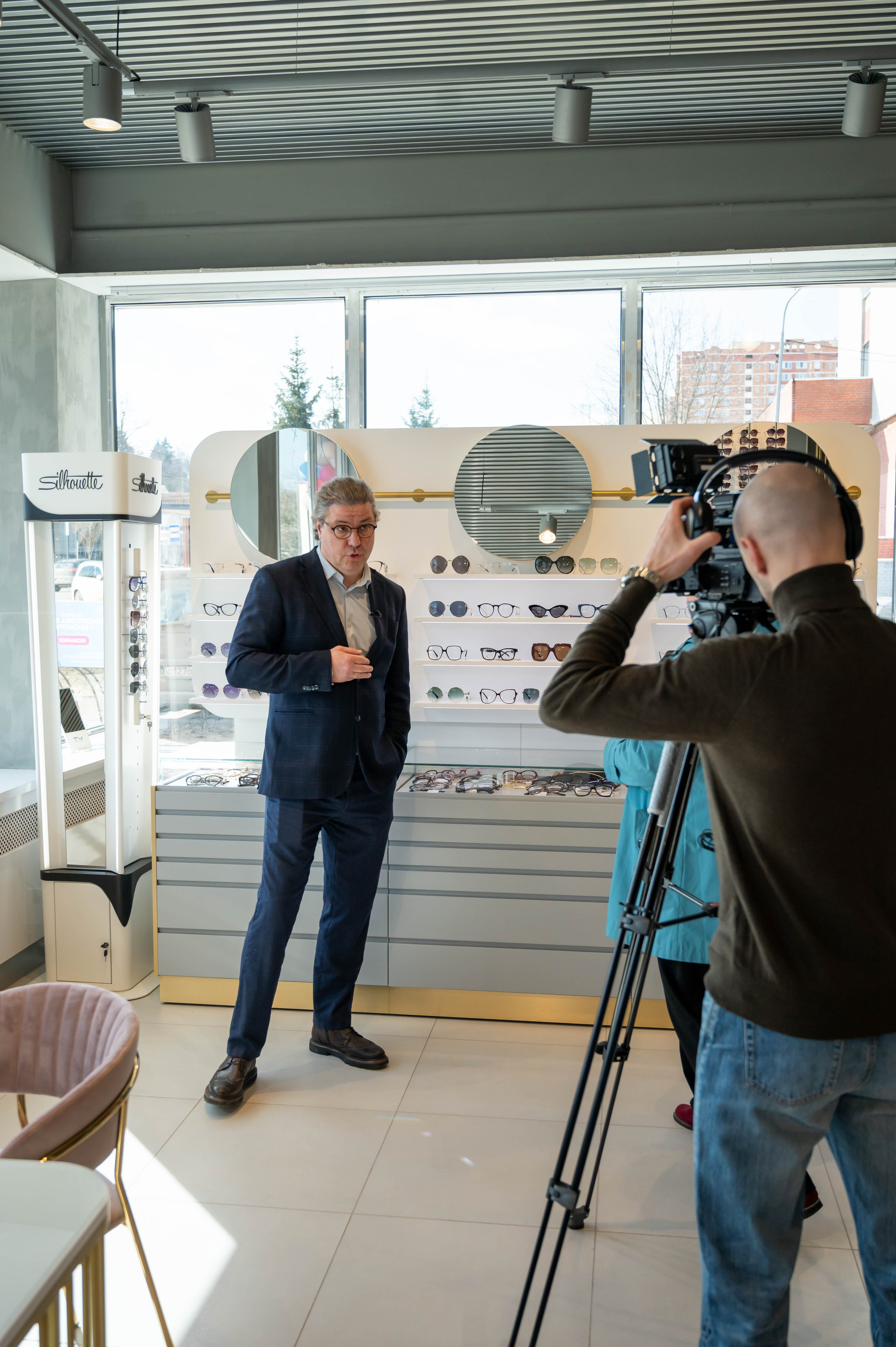 Съёмка открытия оптики