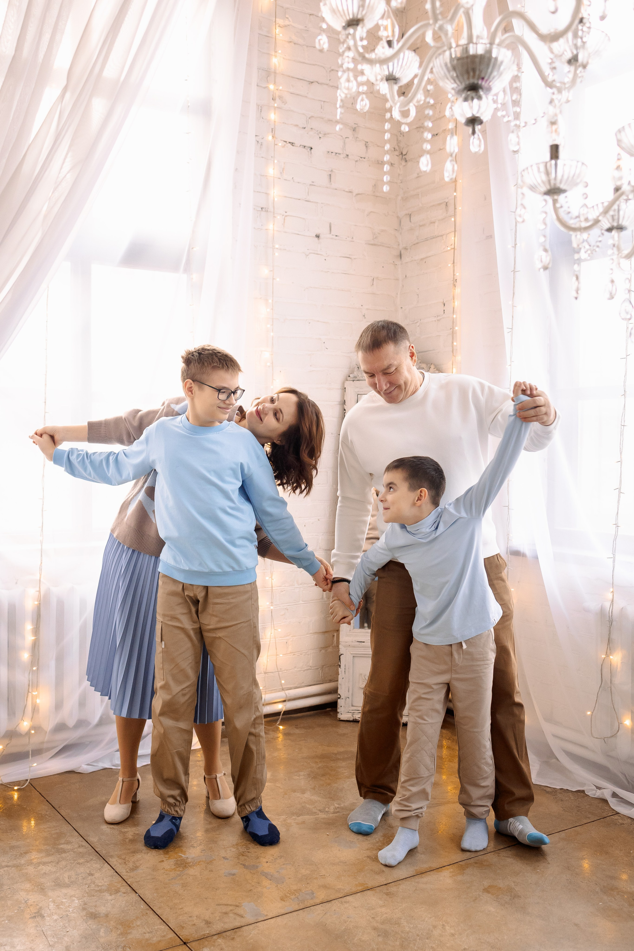 Веселая Новогодняя история. Семейный Фотограф в Москве Евгения Симоненко