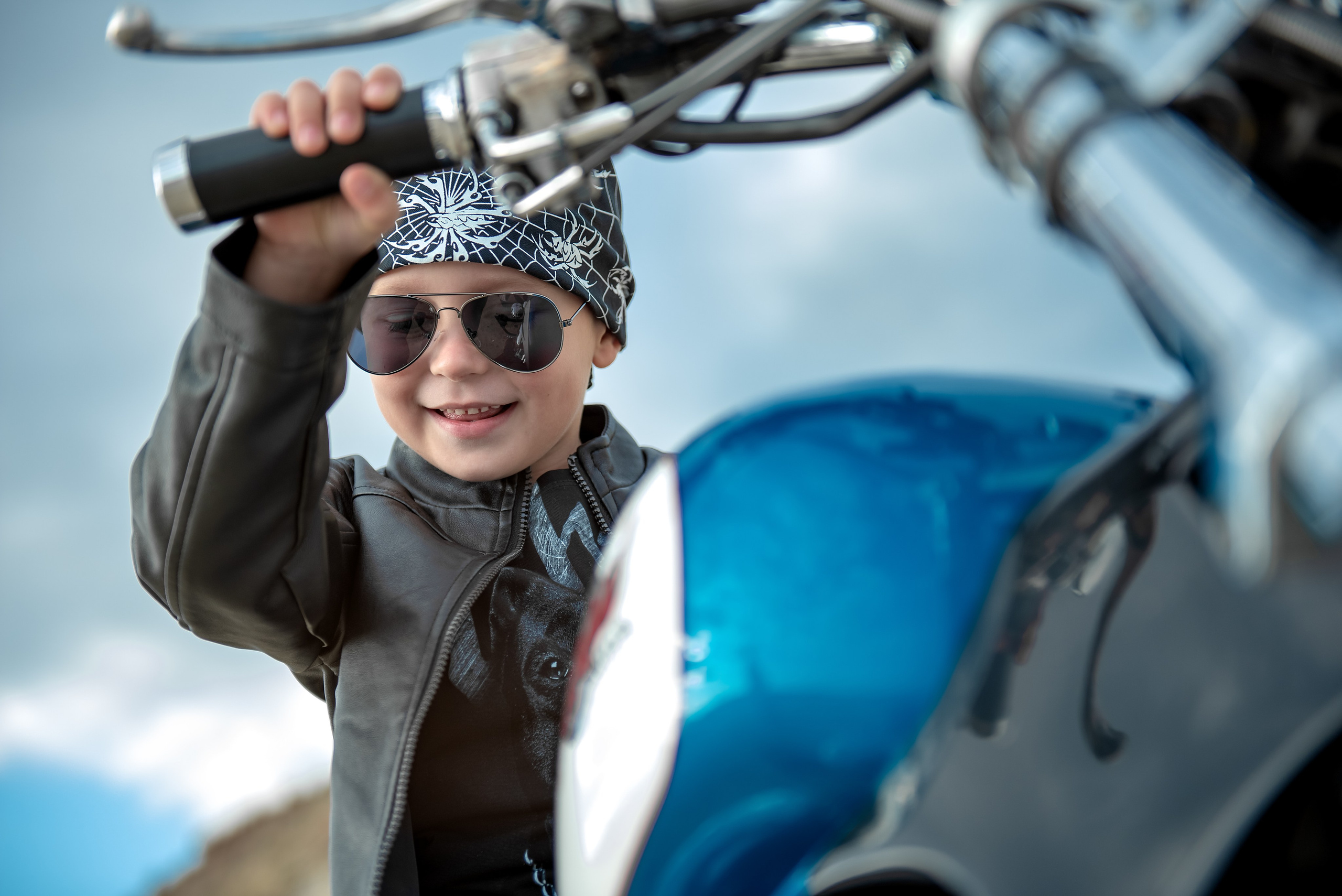 Юный байкер. Фотограф Саратов Юлия Петрова