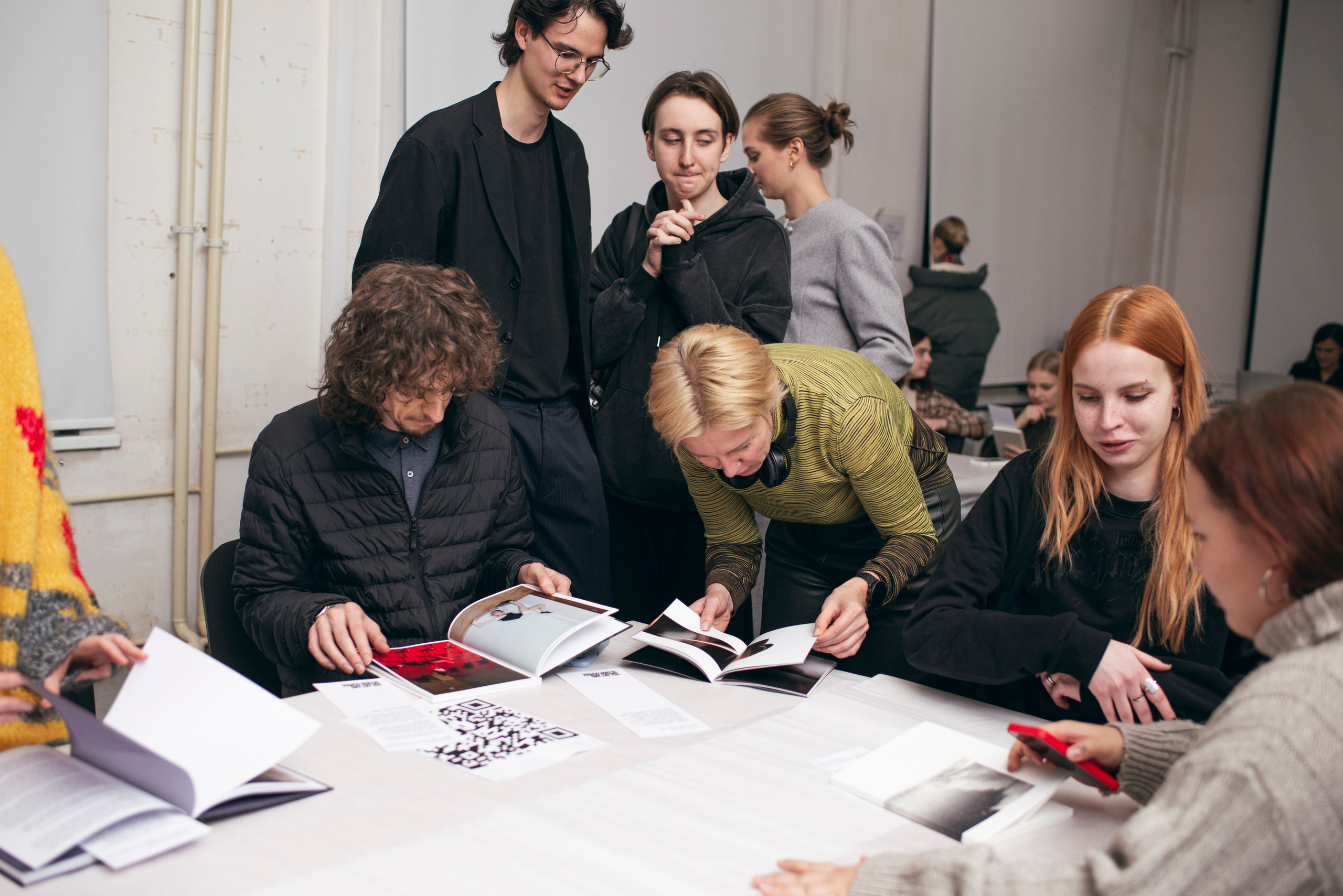 Вечер фото книг в Школе Дизайна. Фотограф в Москве Алейникова Евгения