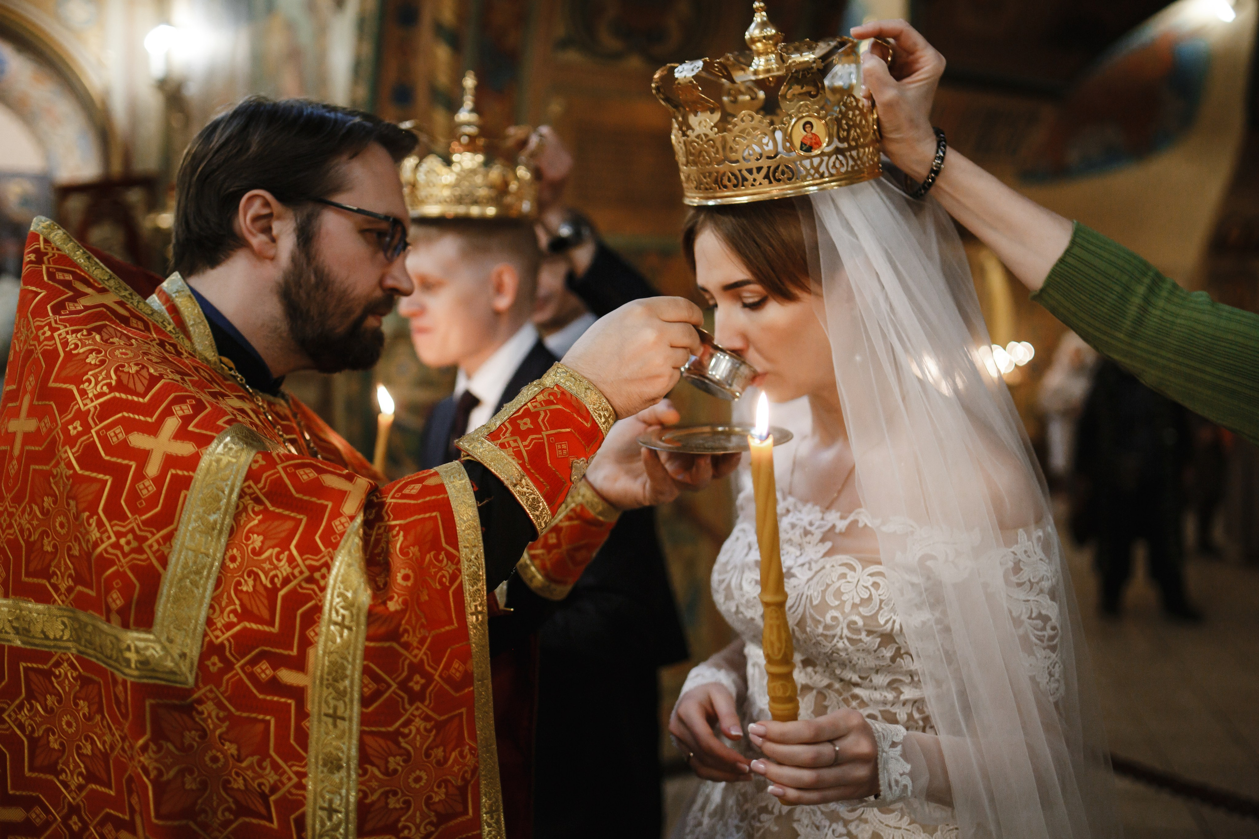 Венчание в храме Григория Неокесарийского в Дербицах. Фотограф на Крещение Москва