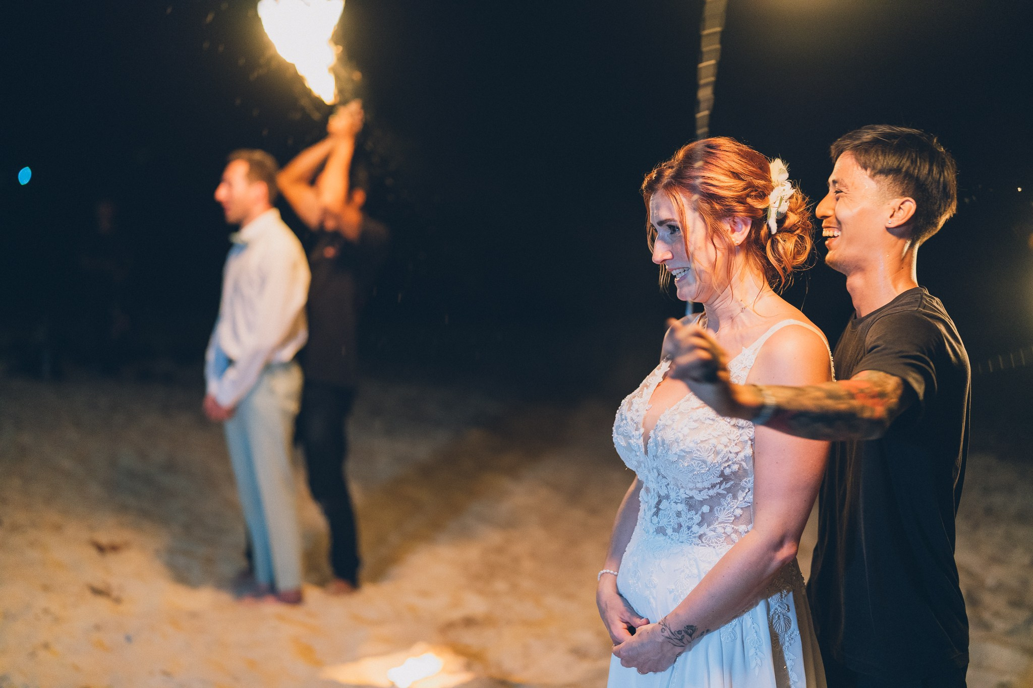 Luxury Beach Wedding Reception