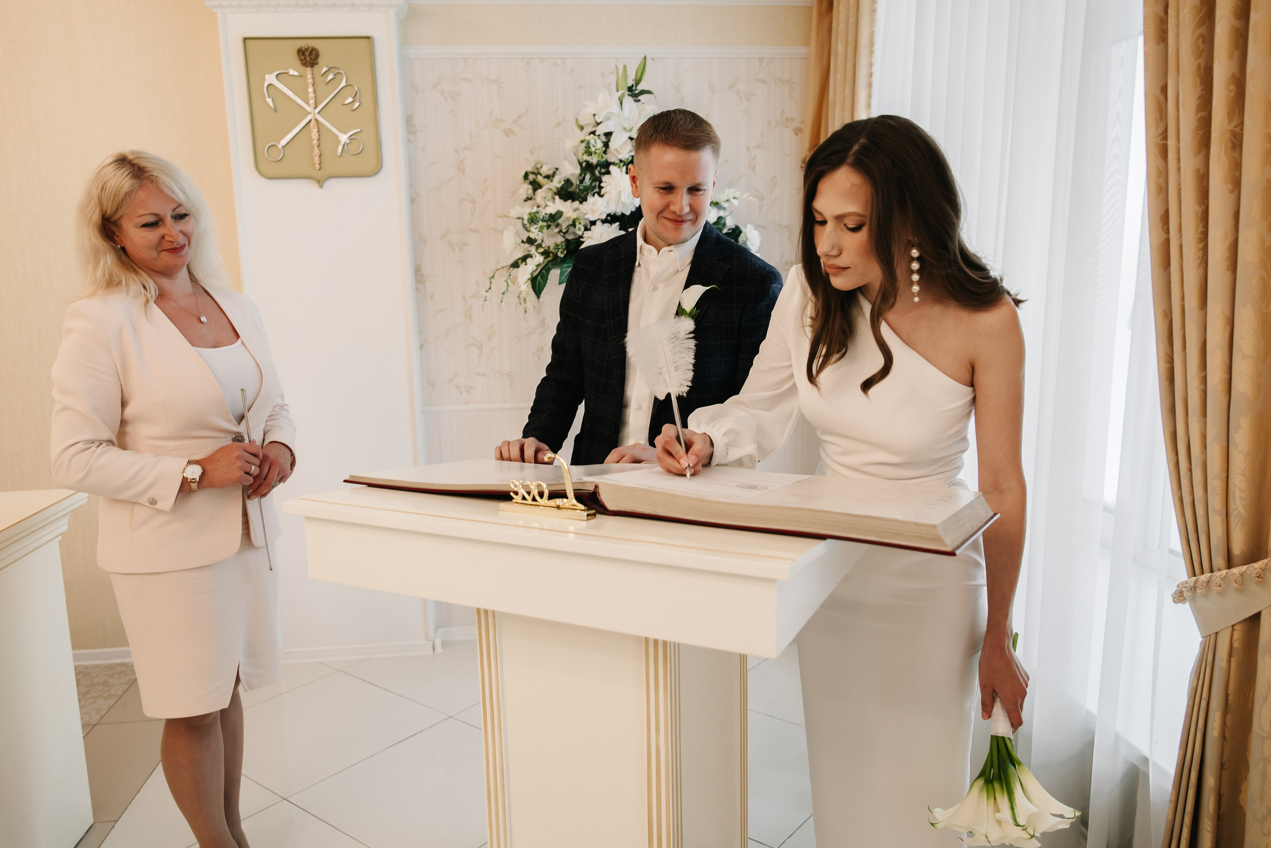 ЗАГС Курортного района (г. Сестрорецк) | сентябрь. Свадебный фотограф в Санкт-Петербурге Полина Корзухина