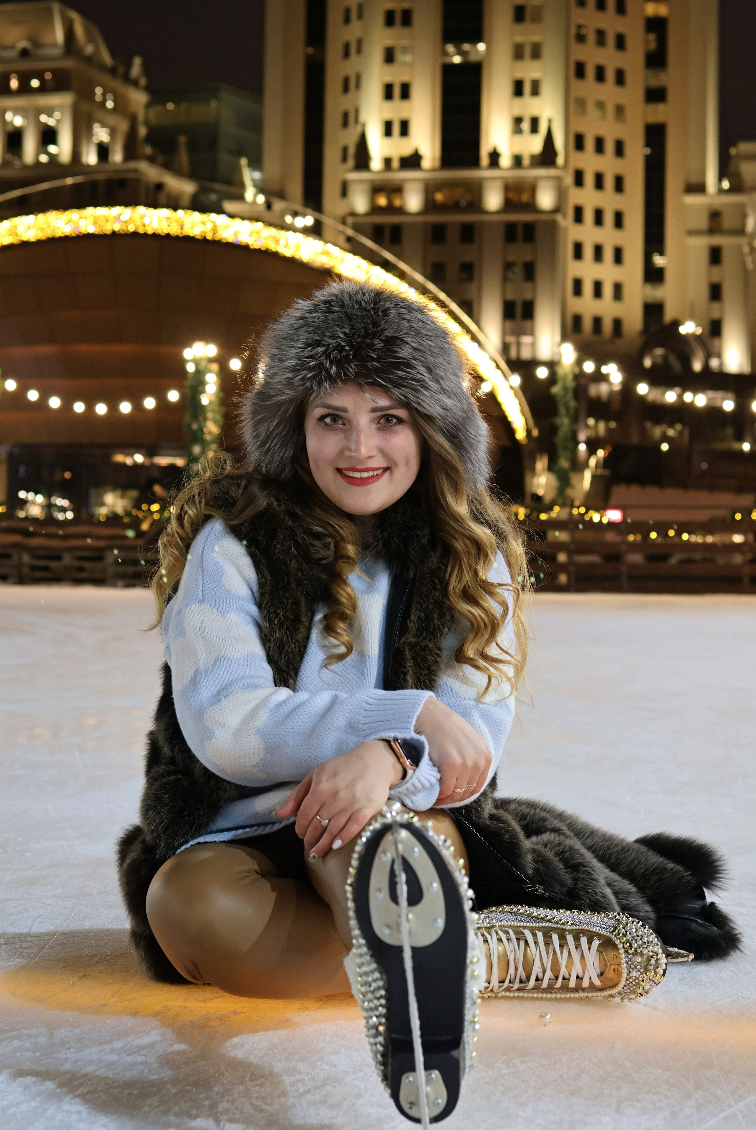 Фотосъёмка пары на катке. Спортивный и репортажный фотограф Ермакова Светлана