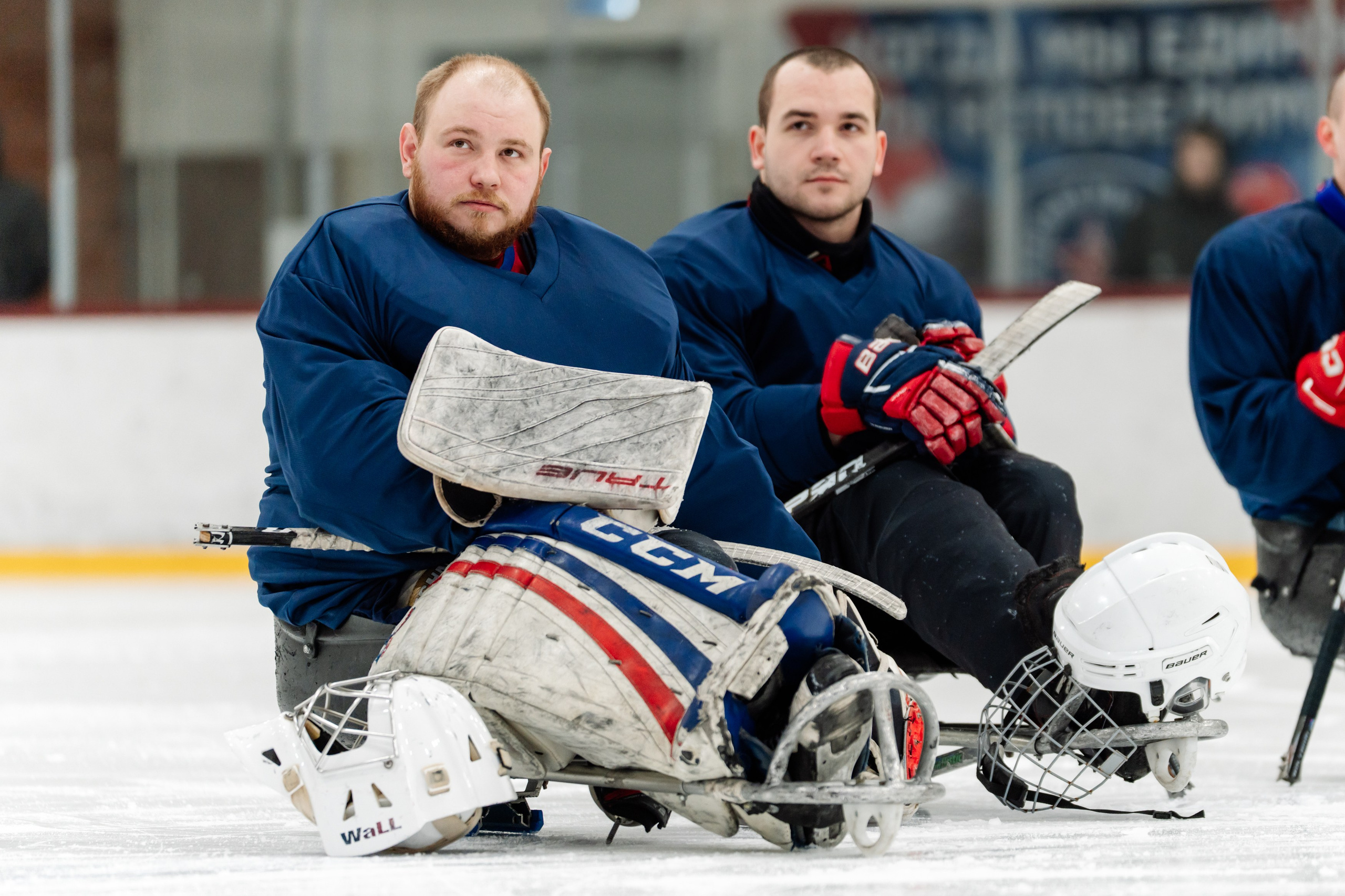 Игра в следж хоккей приуроченная 23.02.26 в арене Сталкер