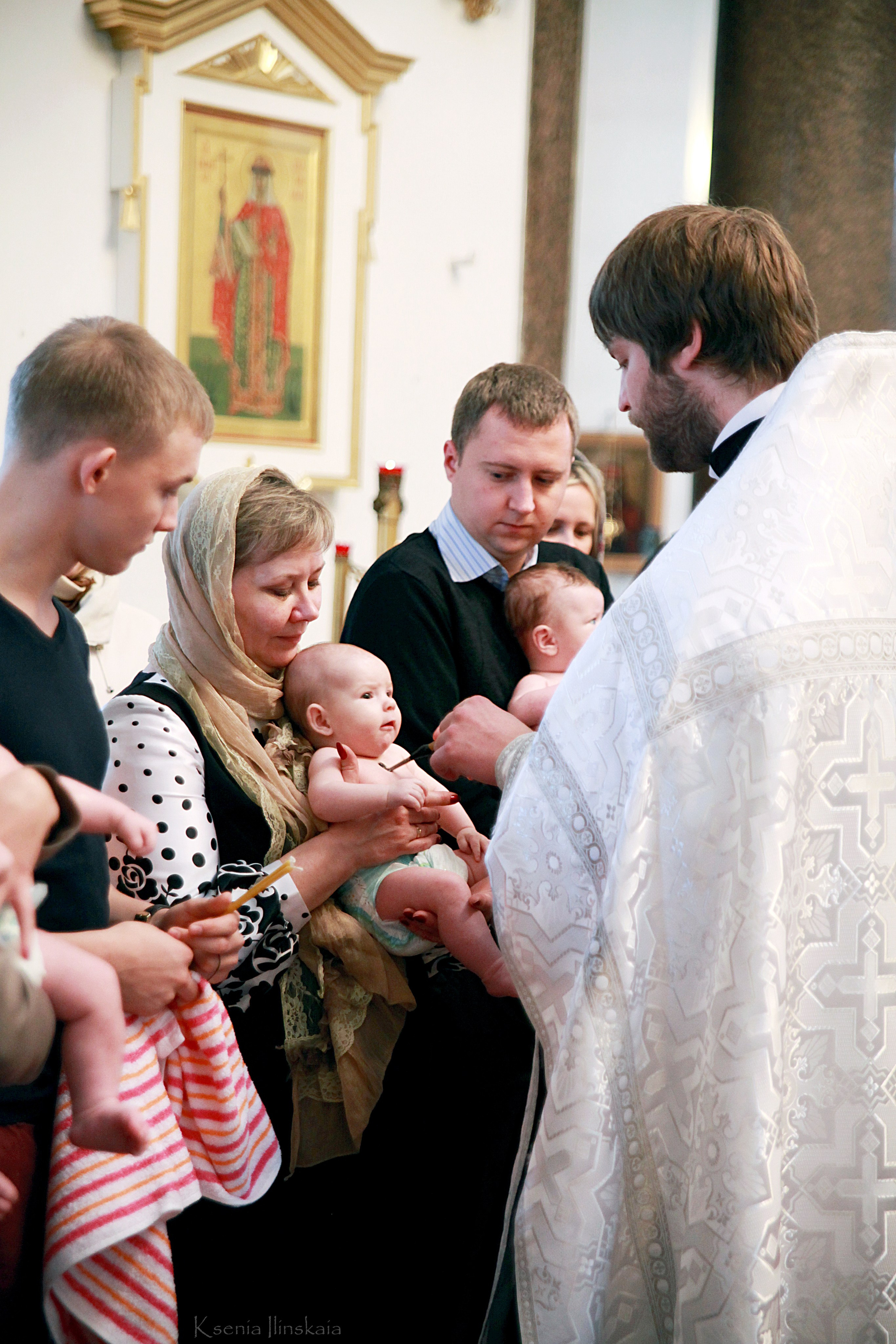 Крещение — фотосессия крестин в Санкт-Петербурге. Фотограф из Санкт-Петербурга Ильинская Ксения