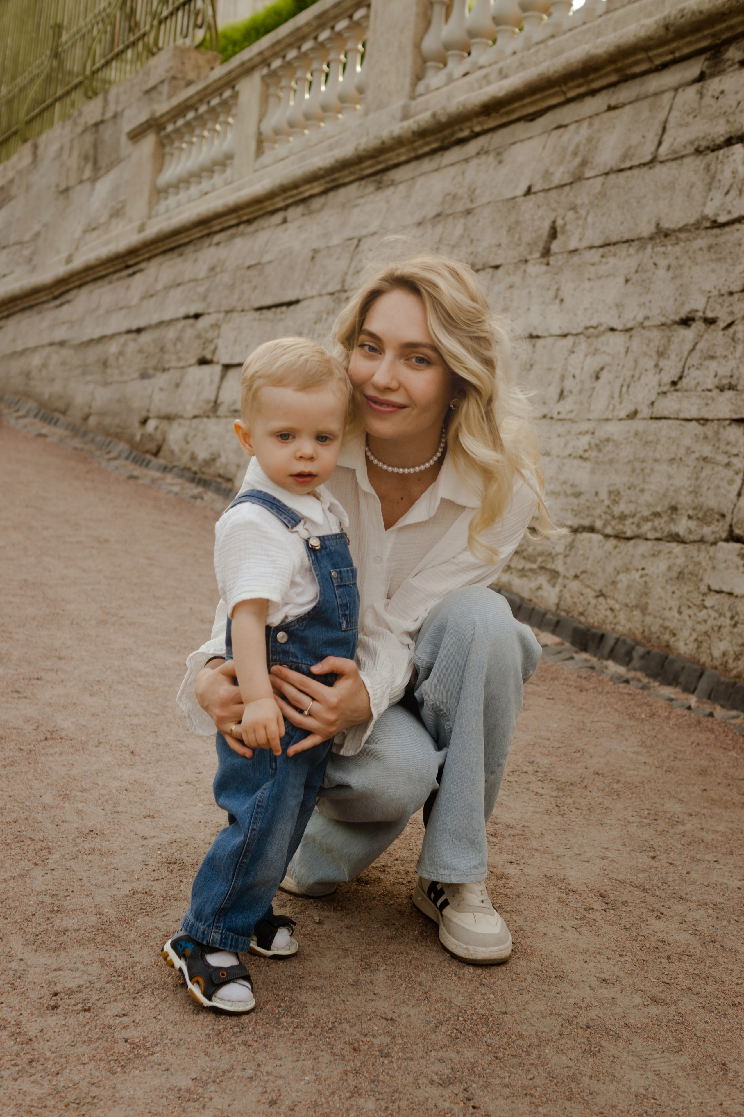 Аня с сыном Сашей