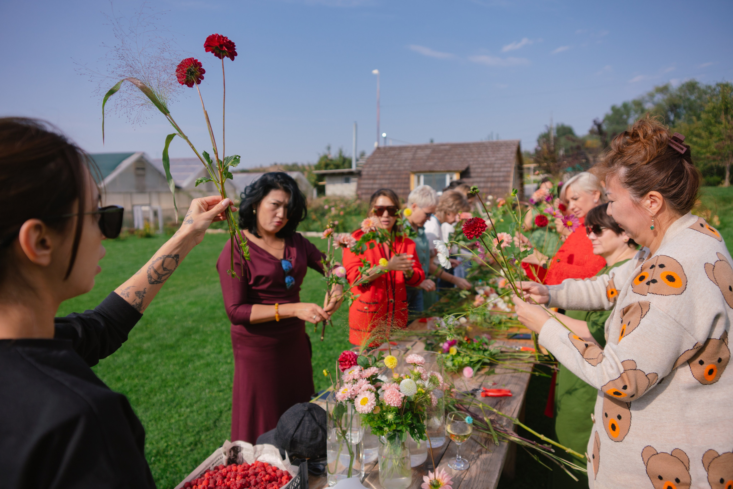День Рождения в Daisy Flowers. Профессиональная съемка в Алматы