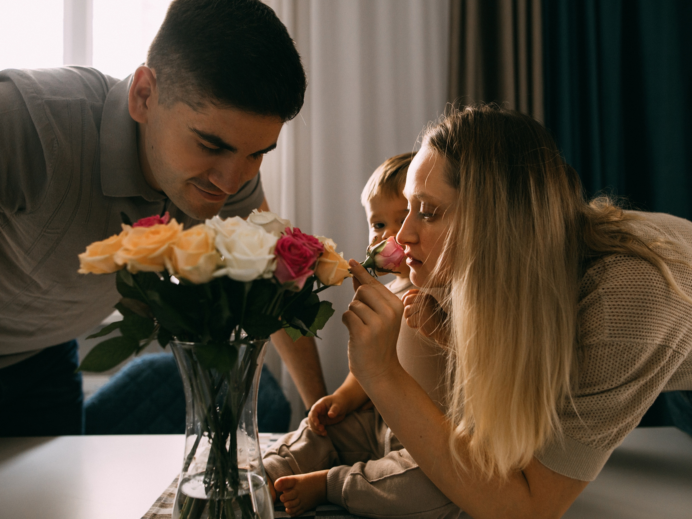 Кристина, Саша, Арсений. Фотограф Людмила Оюн