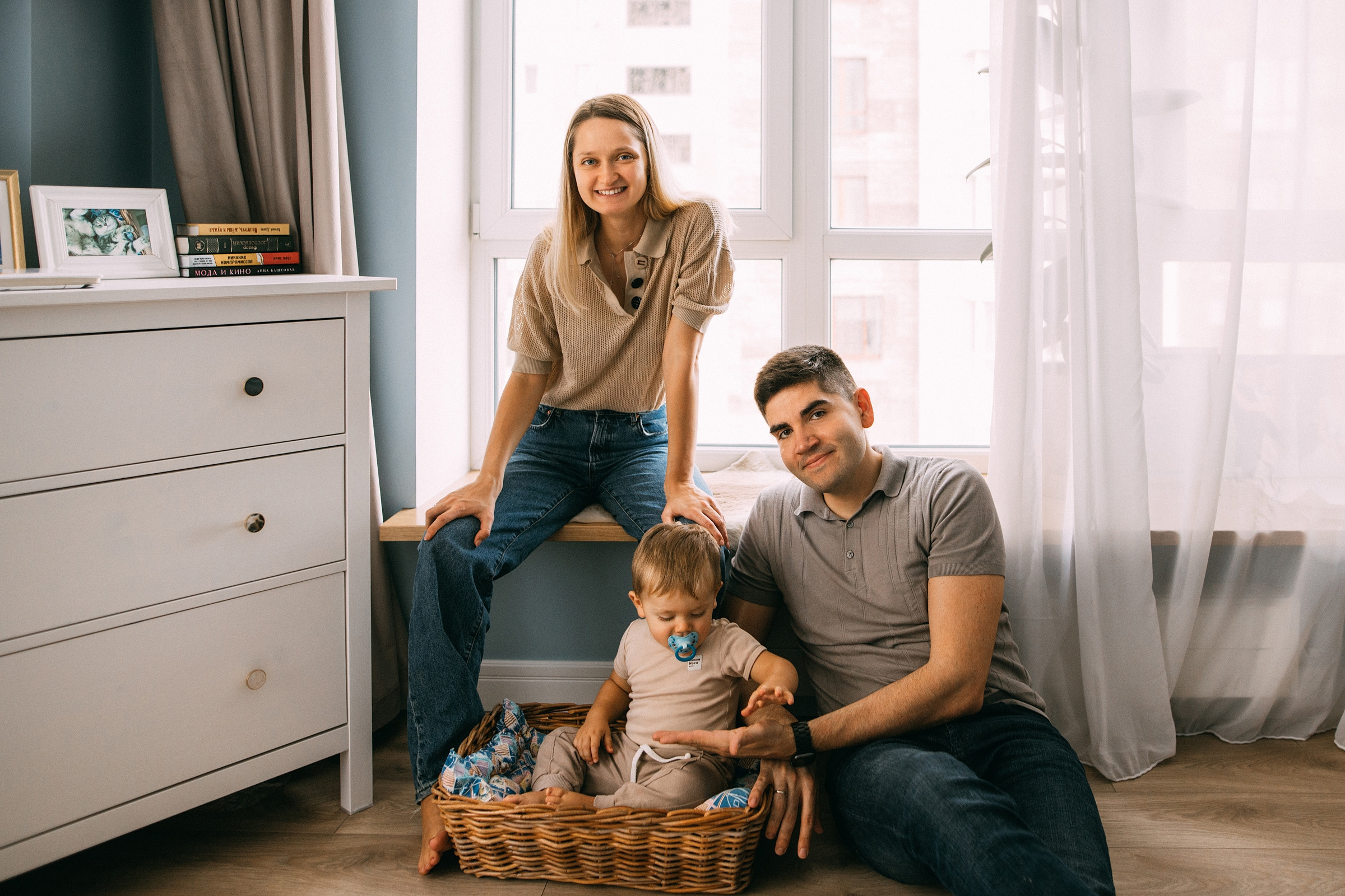 Кристина, Саша, Арсений. Фотограф Людмила Оюн