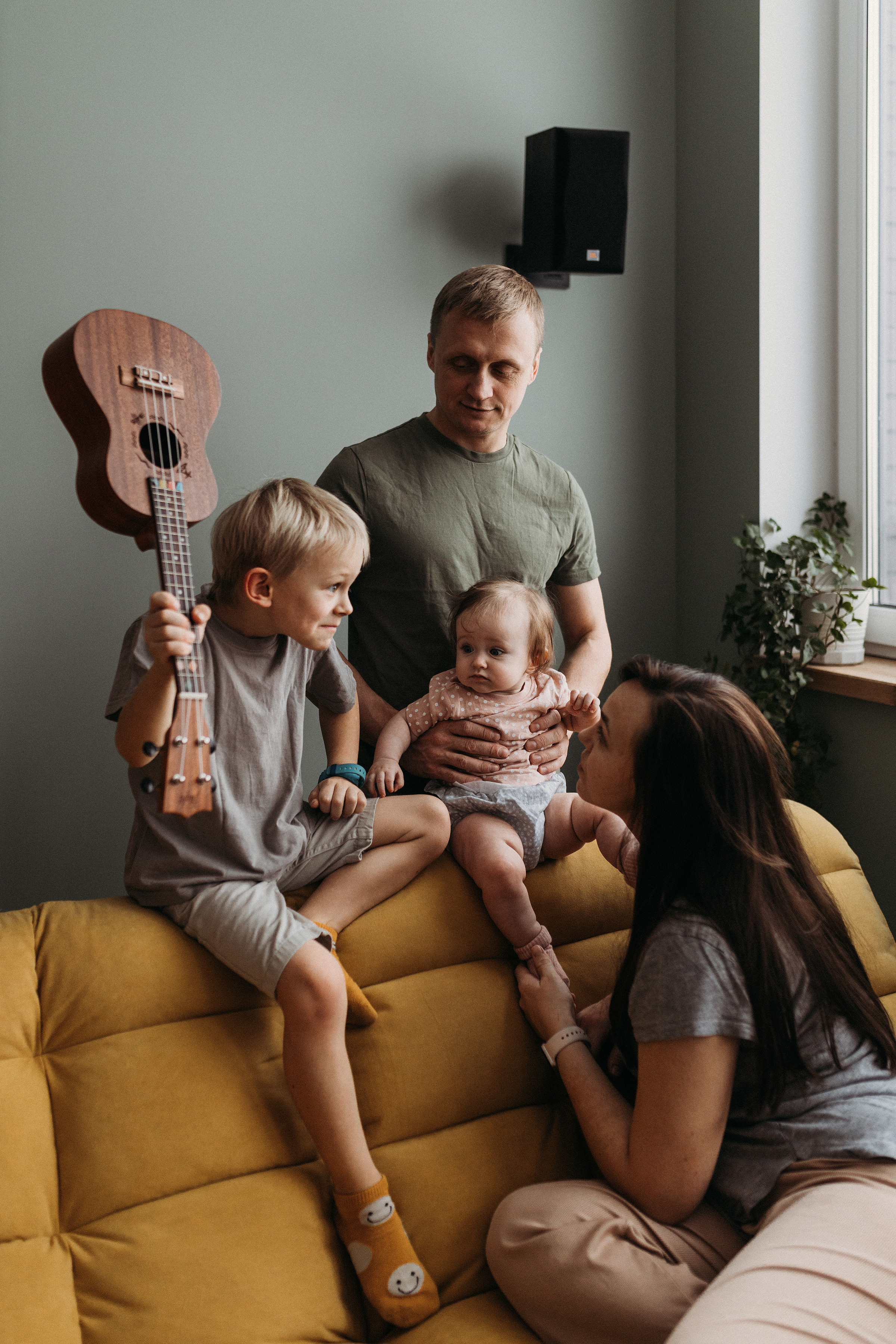 Катя, Вадим, Фёдор и Алиса. Фотограф Людмила Оюн