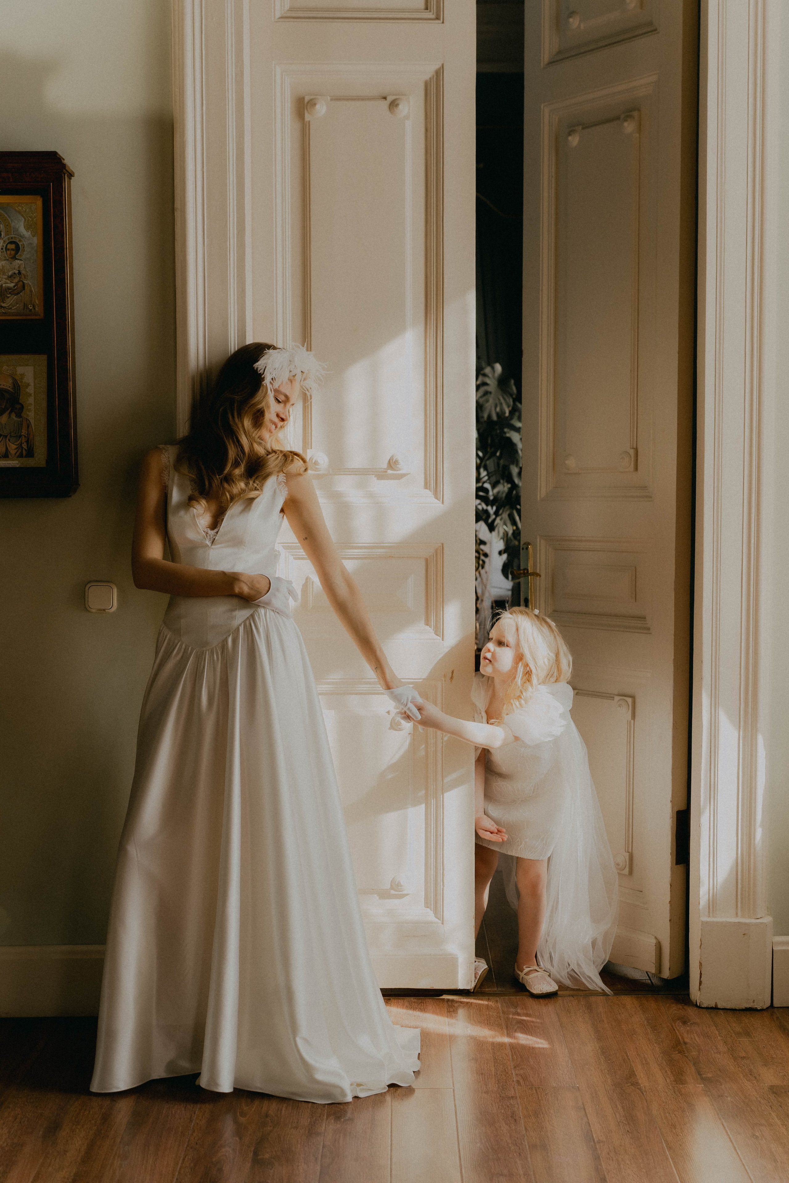 Оксана| утро с дочками. Фотограф Элина Муратова