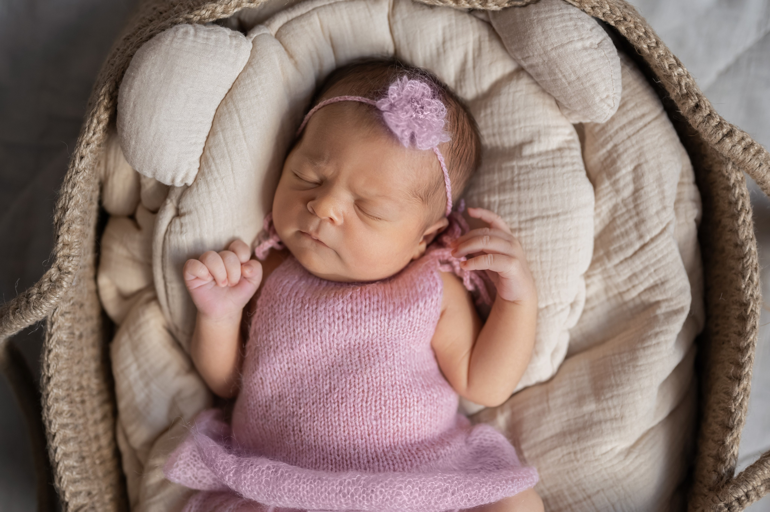 Натуральный ньюборн. Фотограф новорождённых Ольга Ушакова Москва