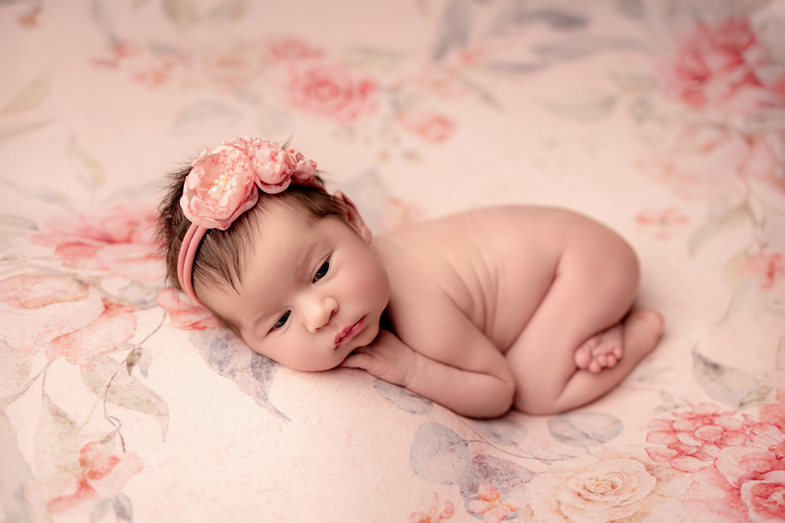 Алеся, 11 дней. Фотограф новорожденных newborn ньюборн в Москве