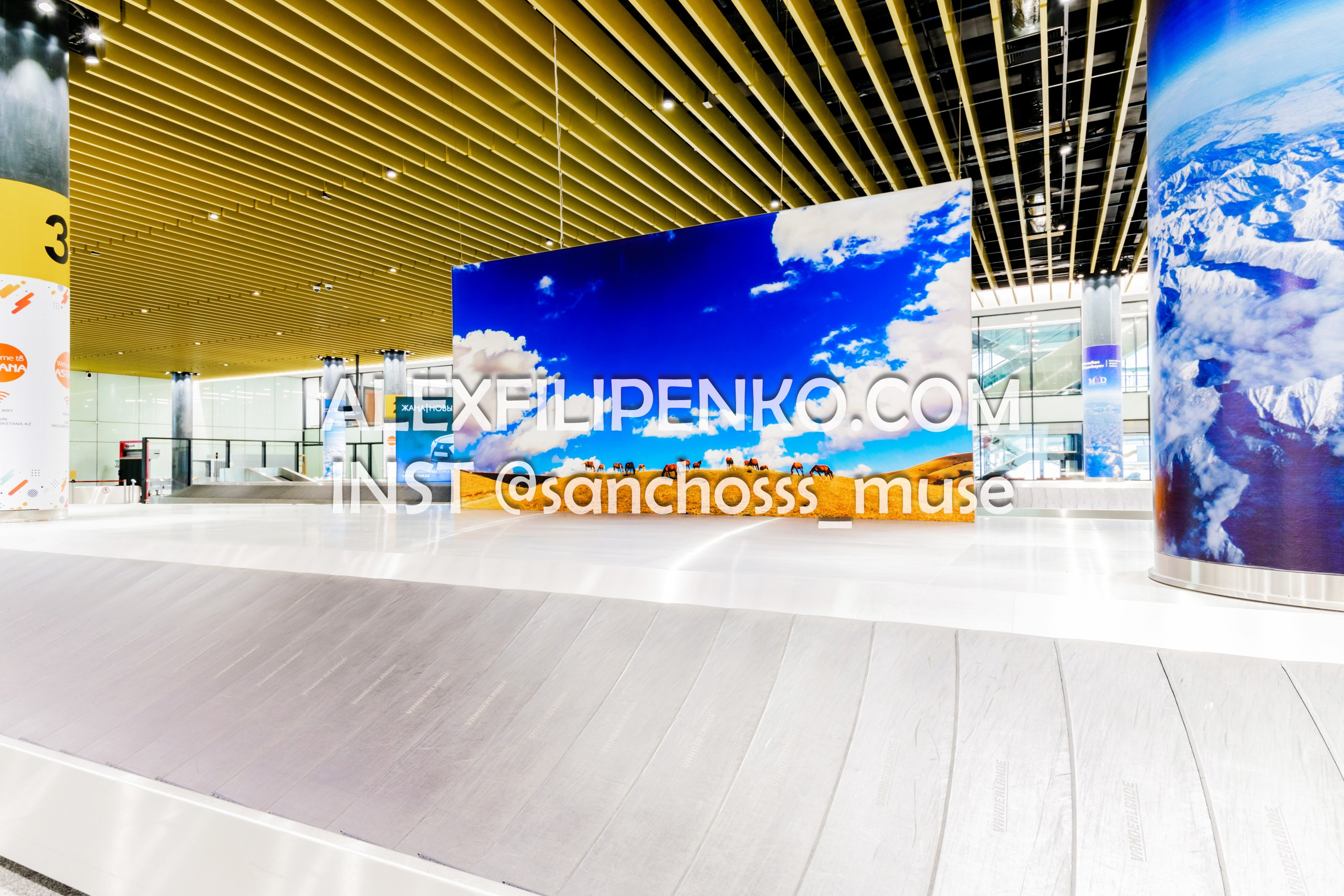 Фотосъемка для рекламного оператора MYD Production в Аэропорту Астаны. Фотограф интерьера недвижимости и архитектуры в Астане
