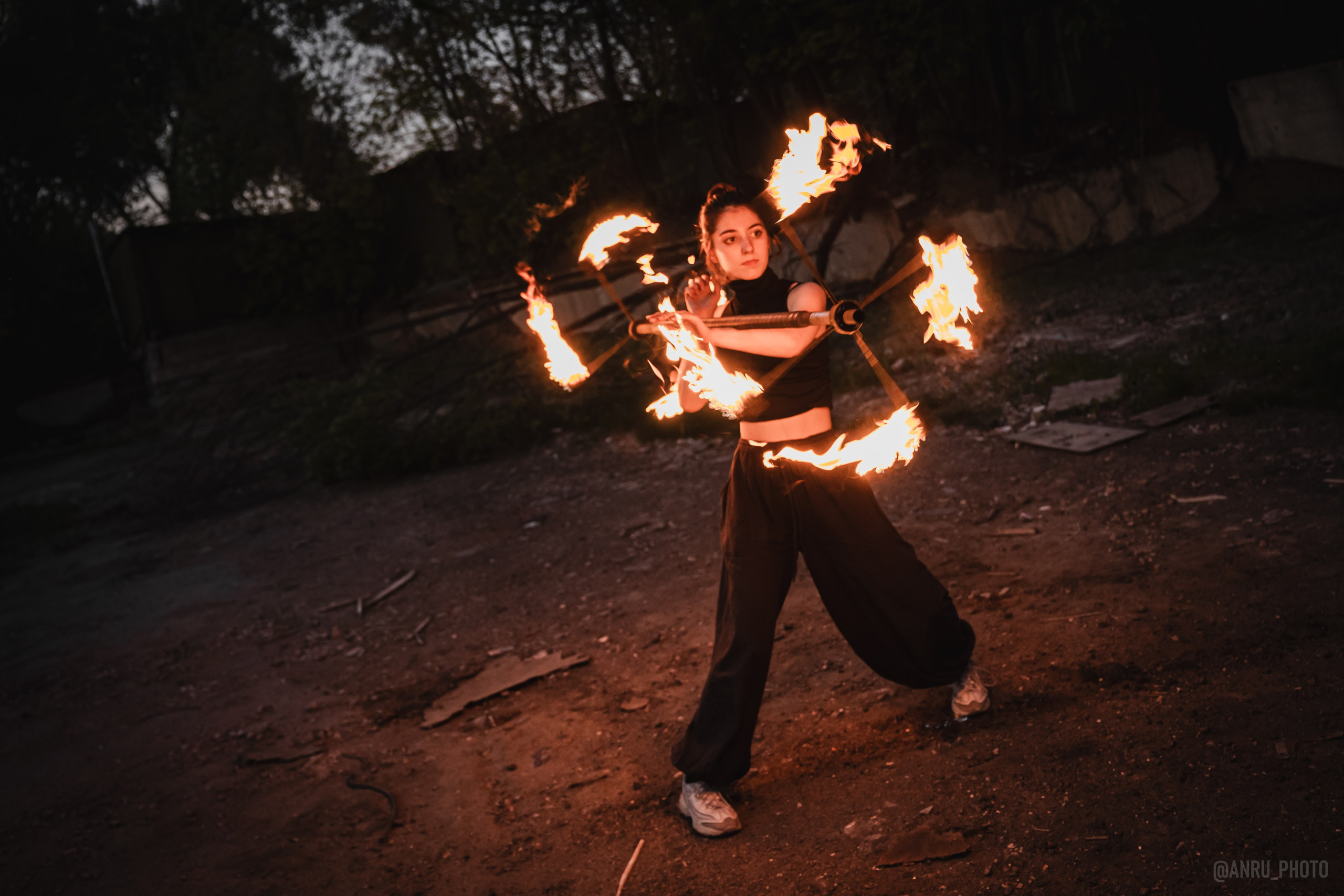 Огненная тренировка. Репортажный фотограф Анастасия Рубцова