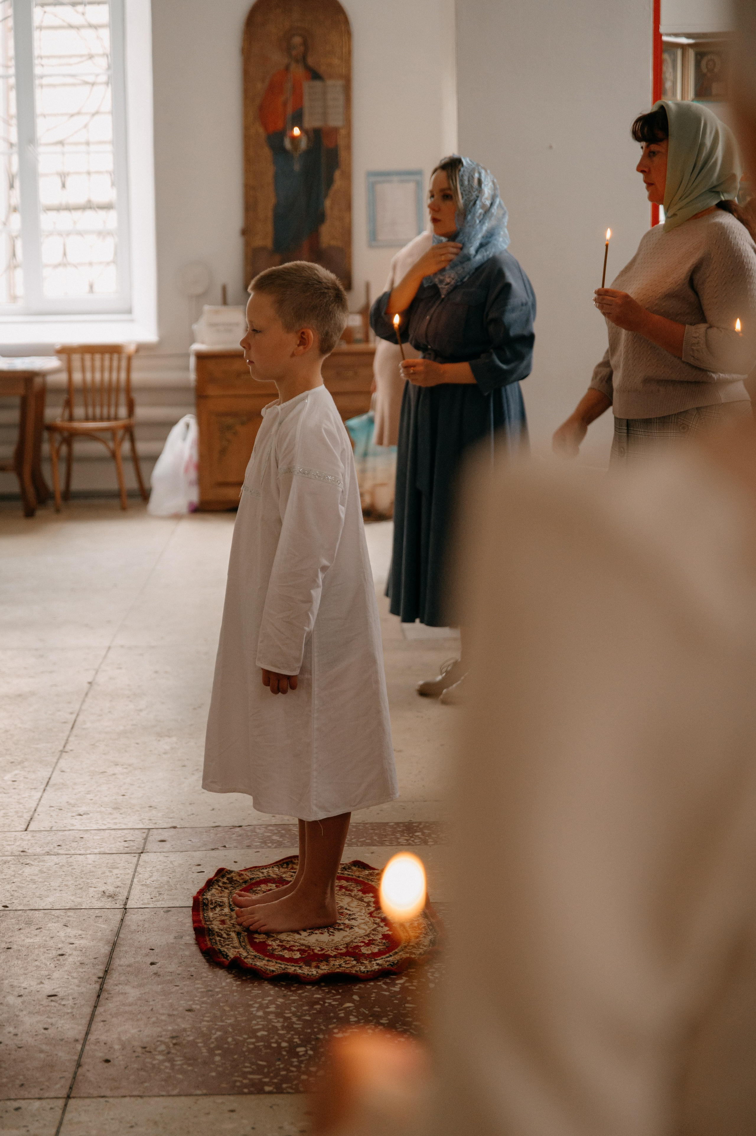 Крещение братьев. Семейный и детский фотограф в Шатках и Арзамасе Александра Магомедова