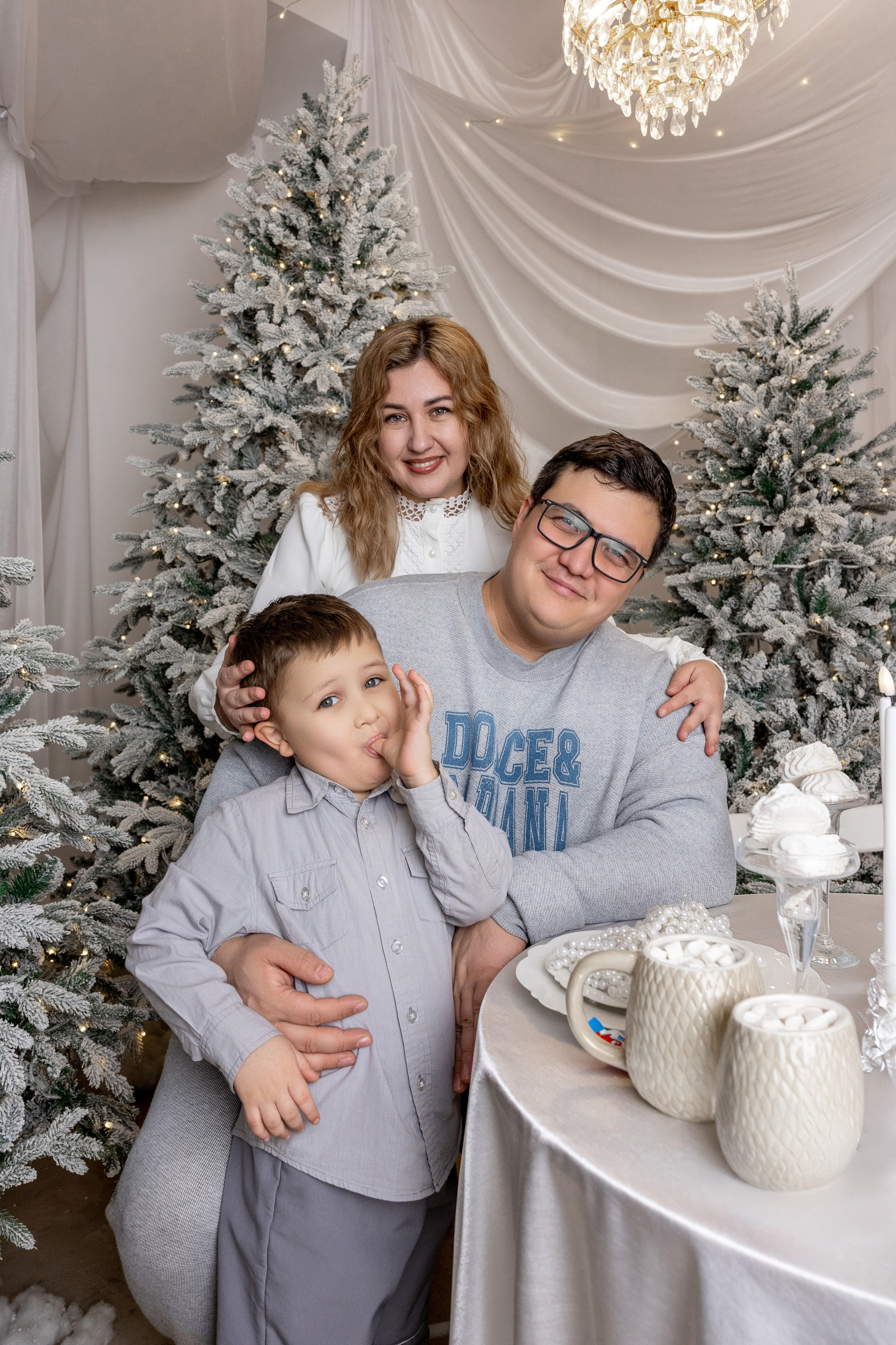 Рождественская семейка. Фотограф Екатерина Голицына