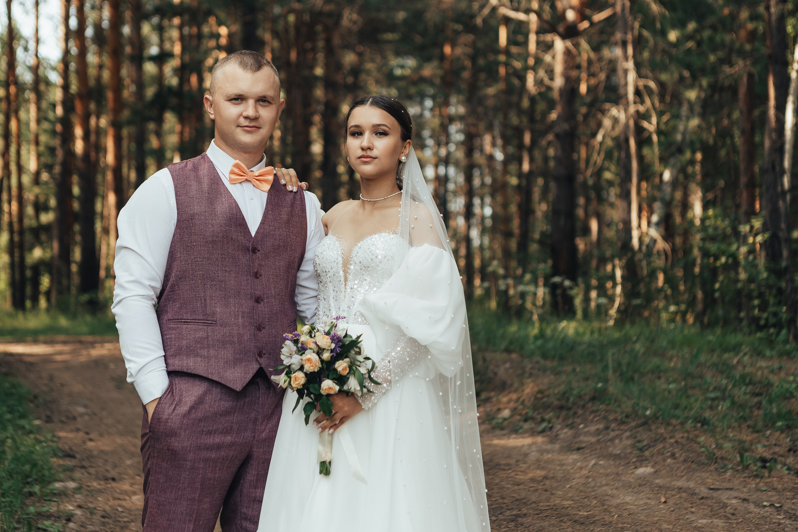 Свадьба Дарьи и Дениса. Свадебный и портретный фотограф в Красноярске Алина Семенихина