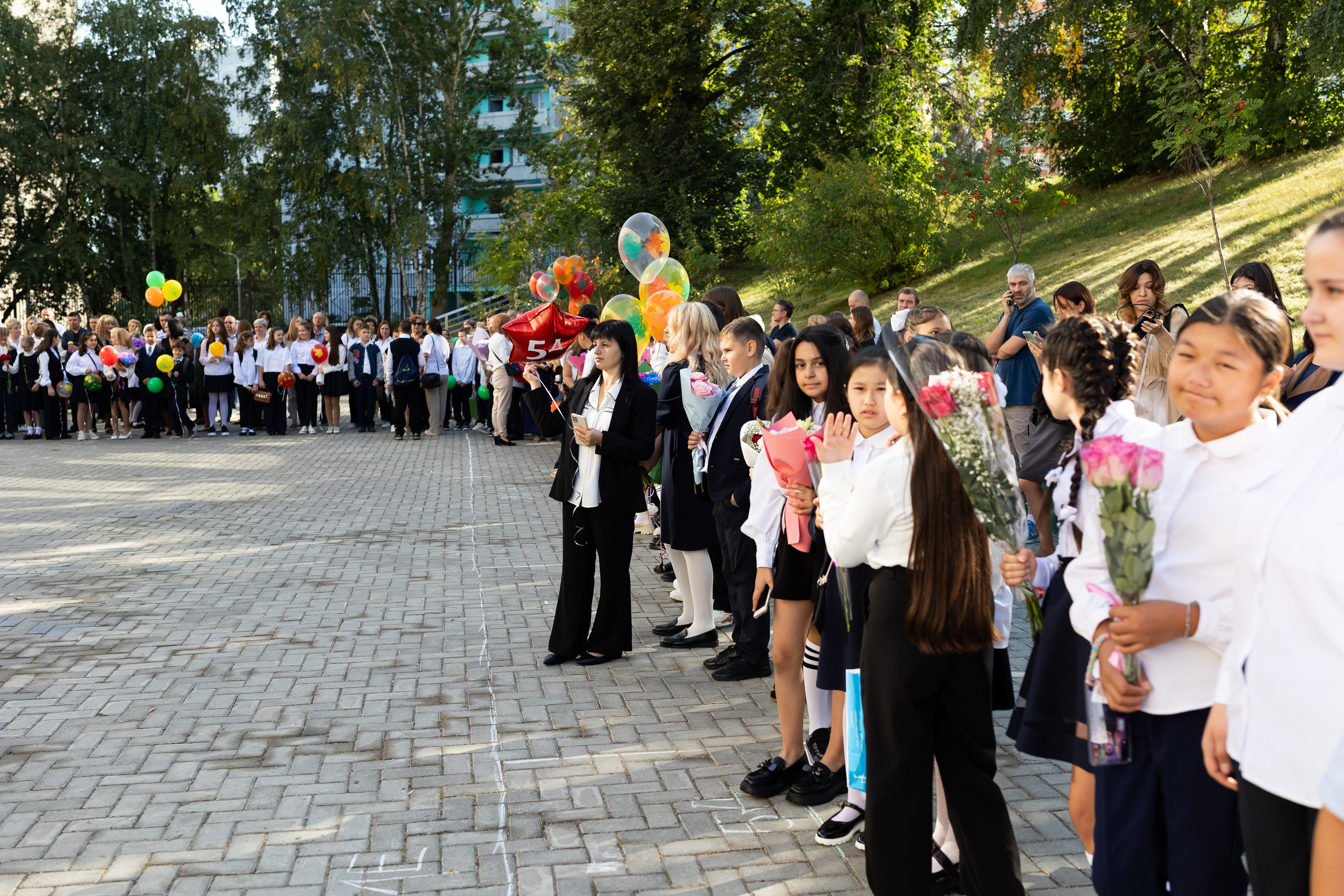 Линейка 1 сентября. Профессиональный Фотограф в Москве Андрей Славнов