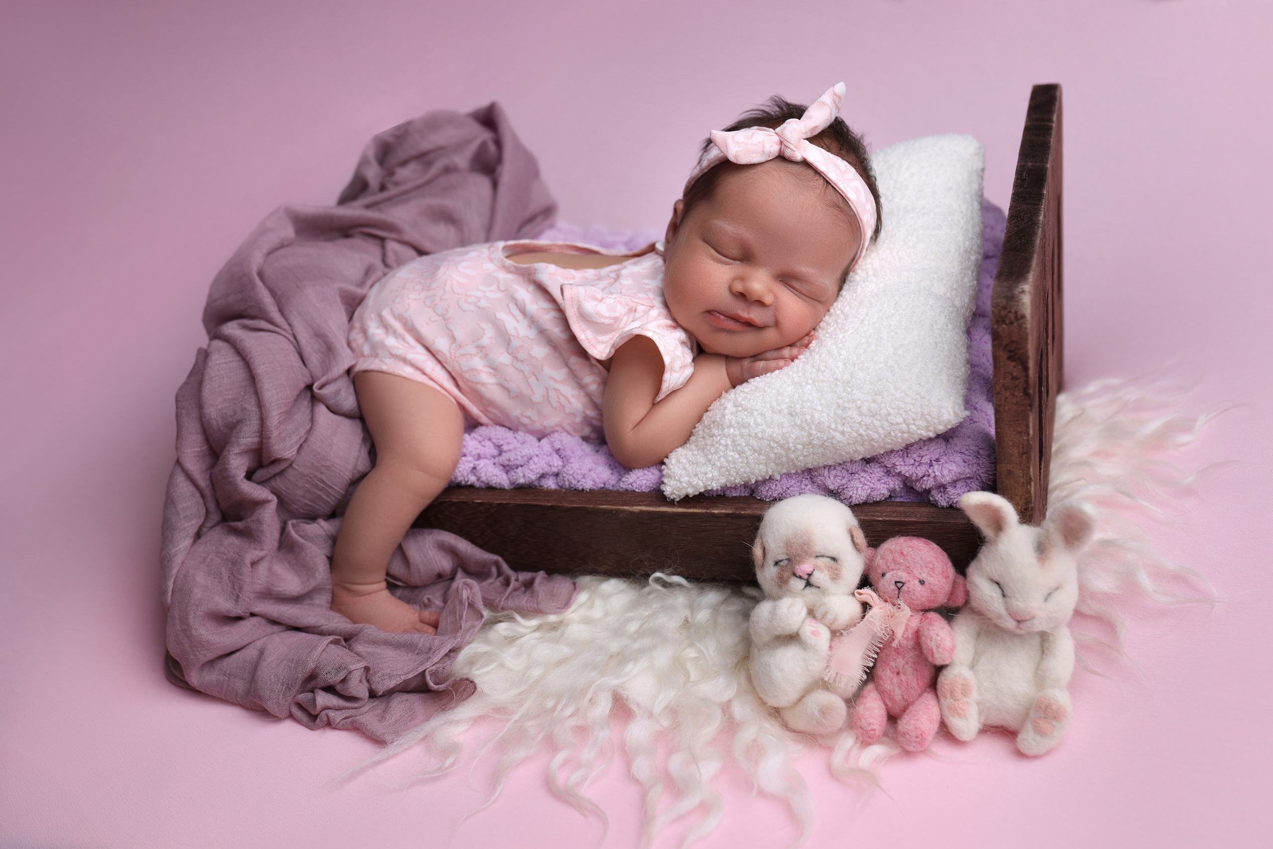 Newborn девочки. Фотограф новорожденных Модяева Ирина