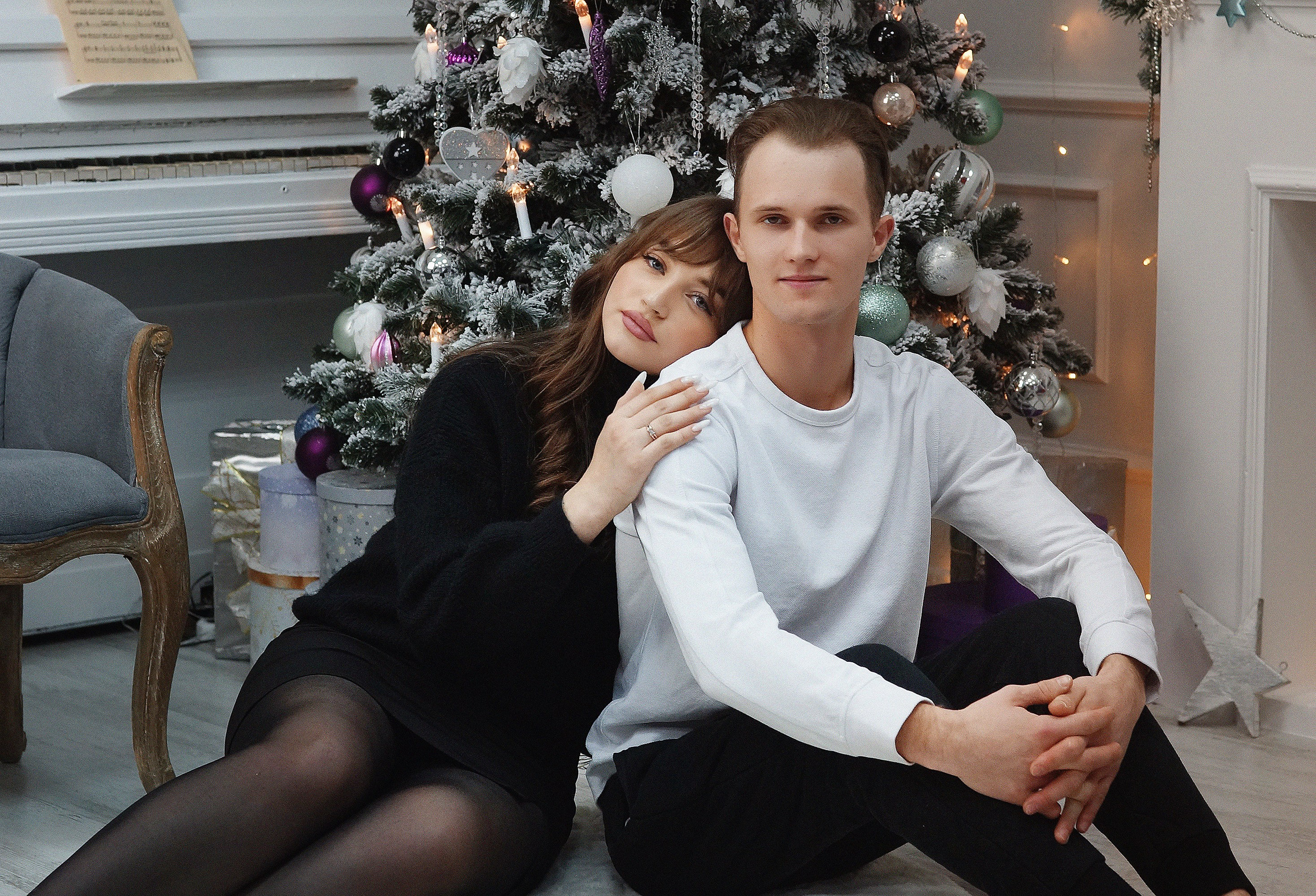 Семейная съёмка в студии. Семейный фотограф г. Новокузнецк Юлия Машникова