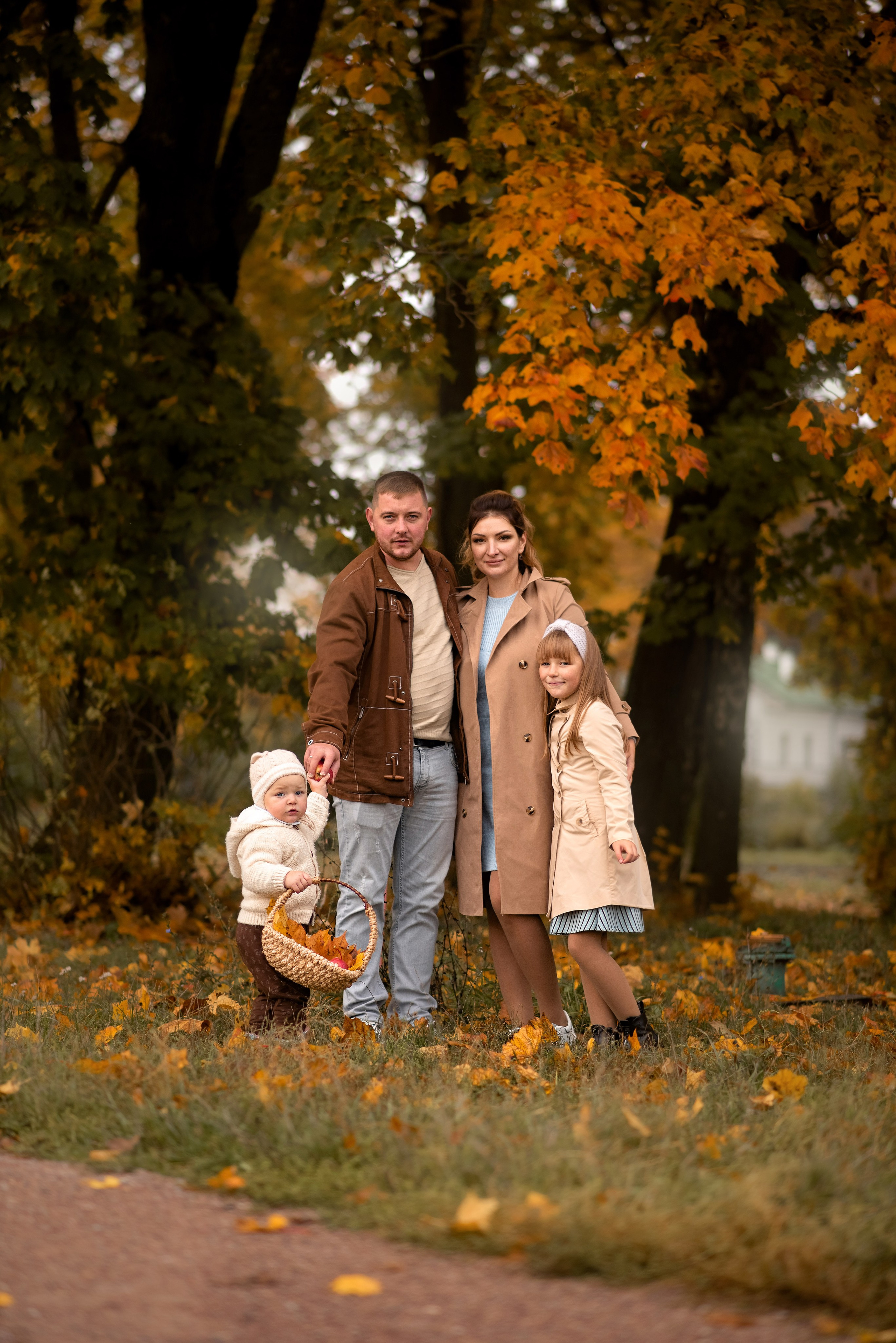 Семейная фотосессия в Ясной Поляне. Осень. Семейный и детский фотограф в Туле Светлана Воронкова