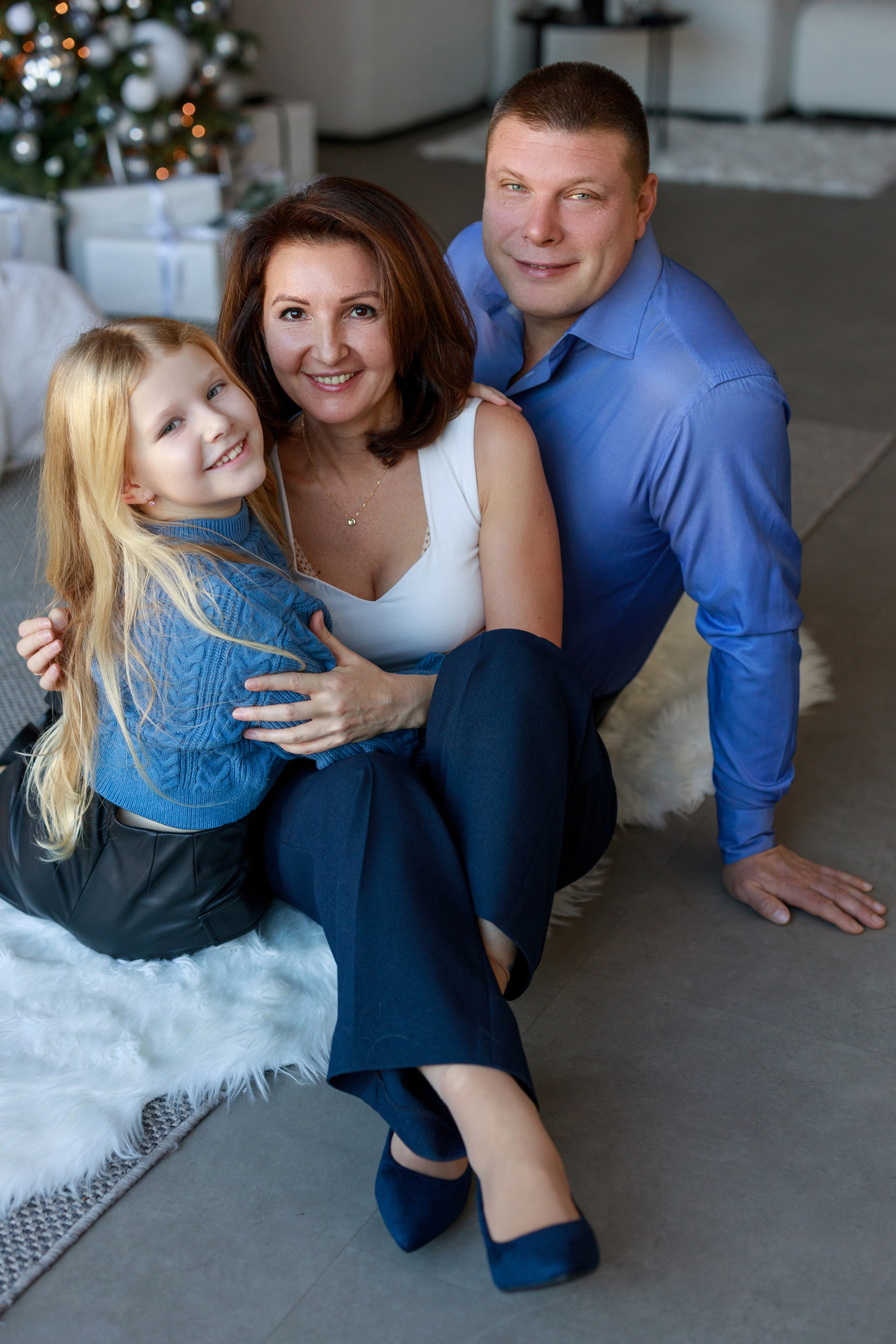 Семейная фотосессия в фотостудии Санкт-Петербург. Фотограф Санкт-Петербург Конюхова Мария