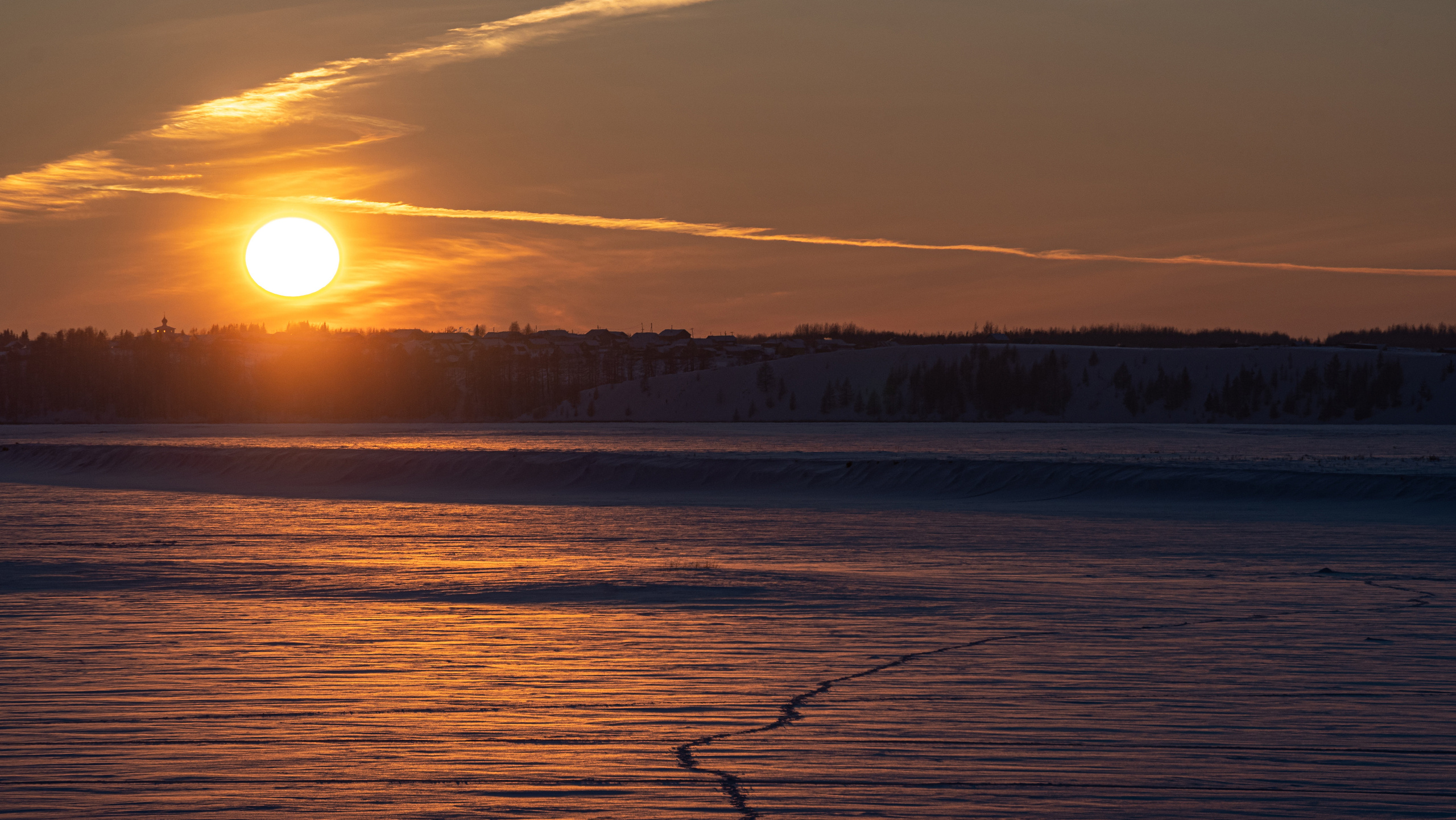 Деревенские закаты. Фотограф в с. Ижма Республика Коми Терентьев Сергей
