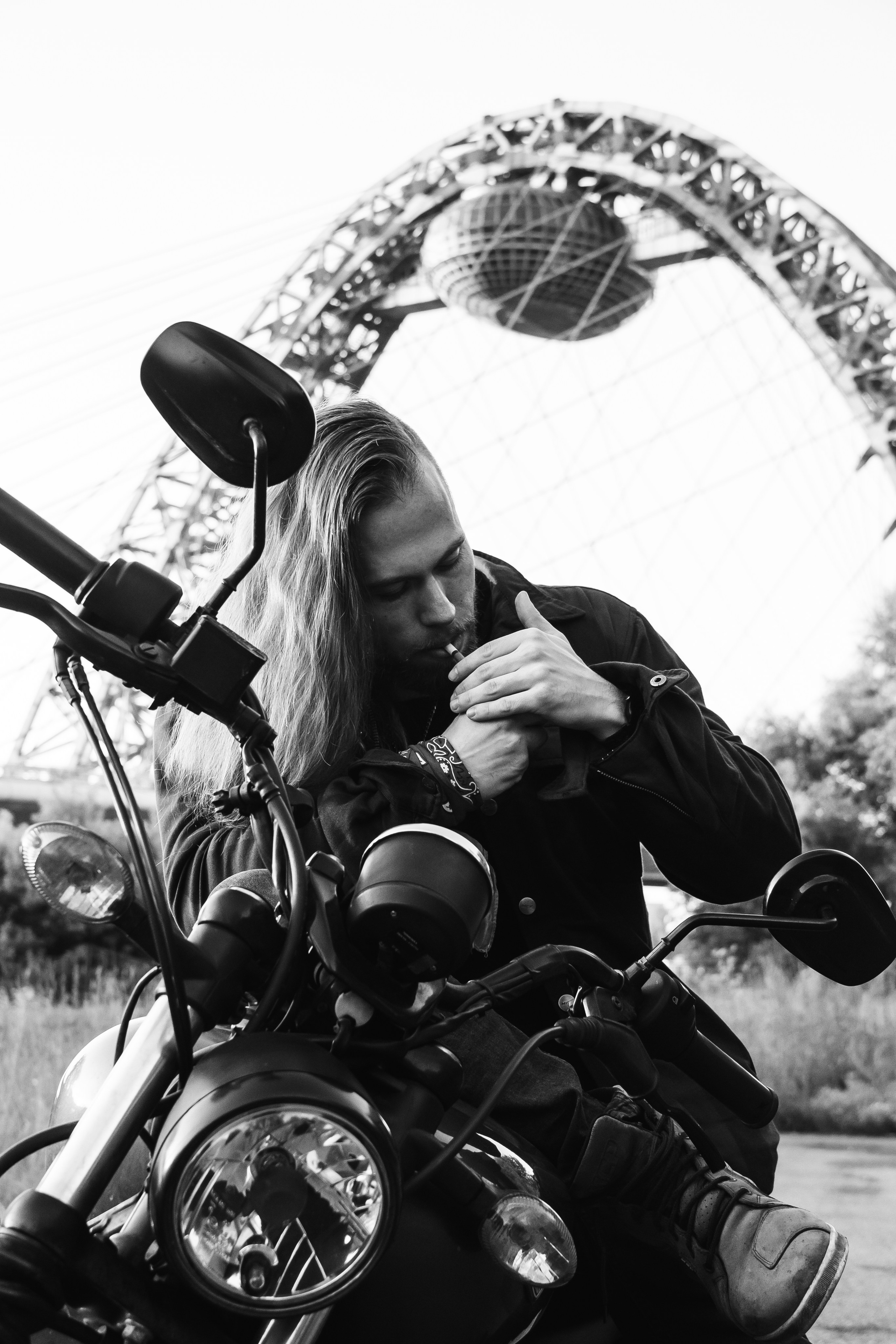 Иван и Harley Davidson. Наталия Фролова. Фотограф. Москва