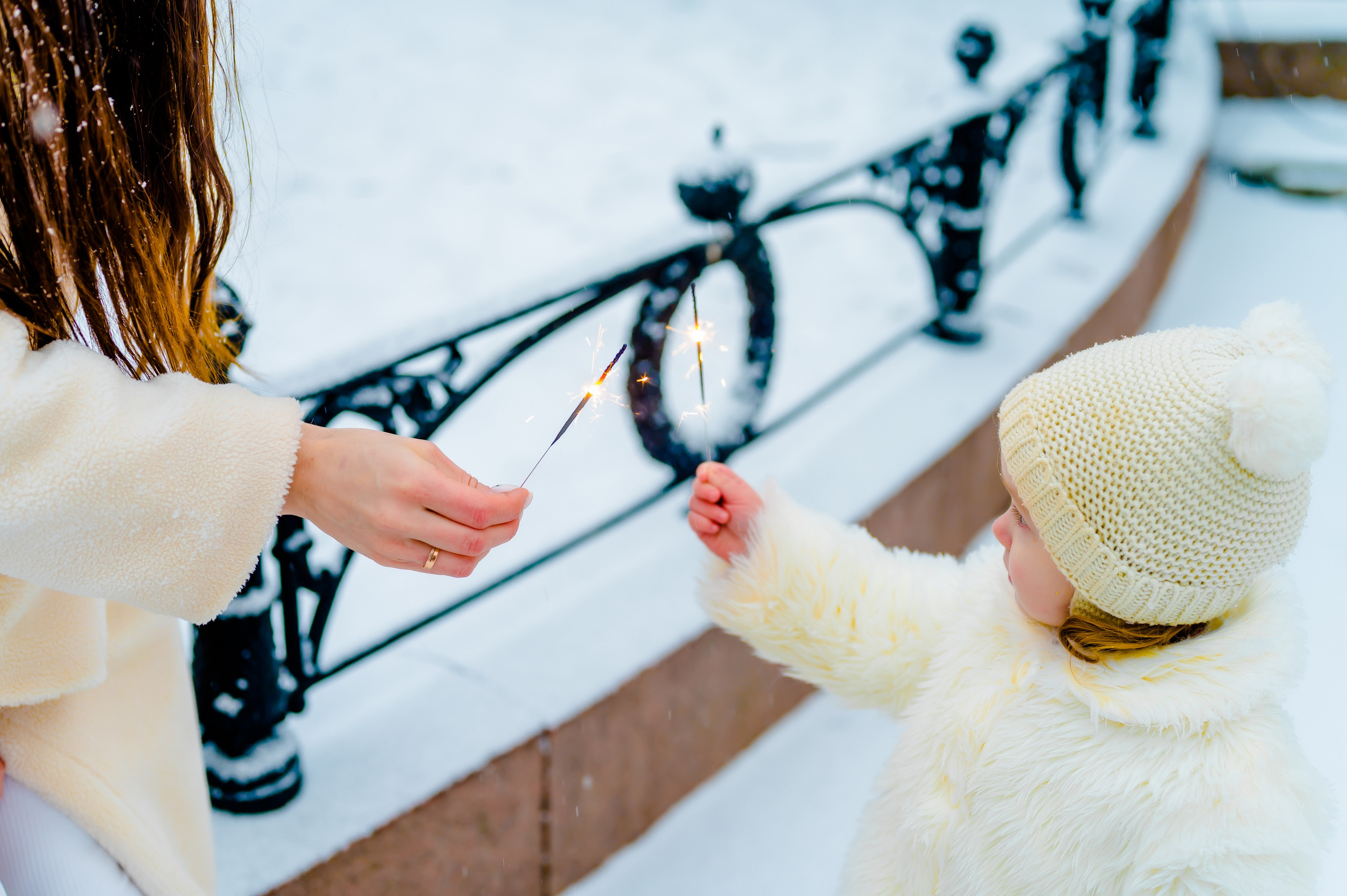 Новогодняя фотосессия на Манежной площади. Свадебный и семейный фотограф Евгения Кононова
