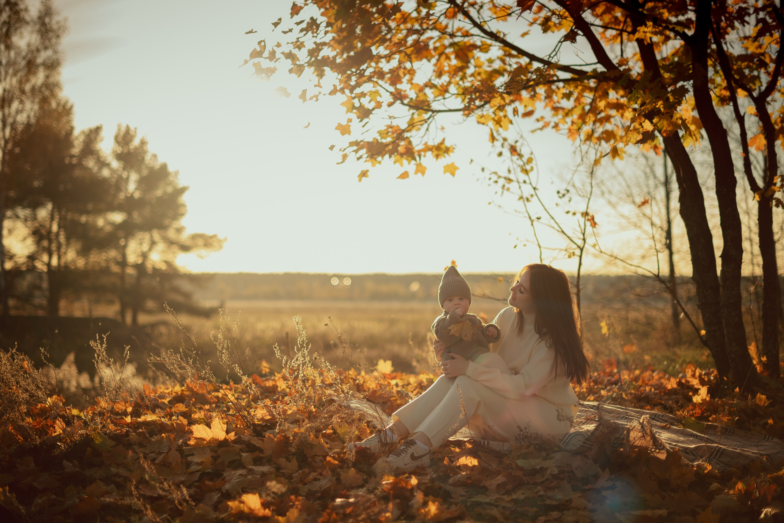 Мамочки осенью. Семейный и детский фотограф в Щелково Алена Дробот