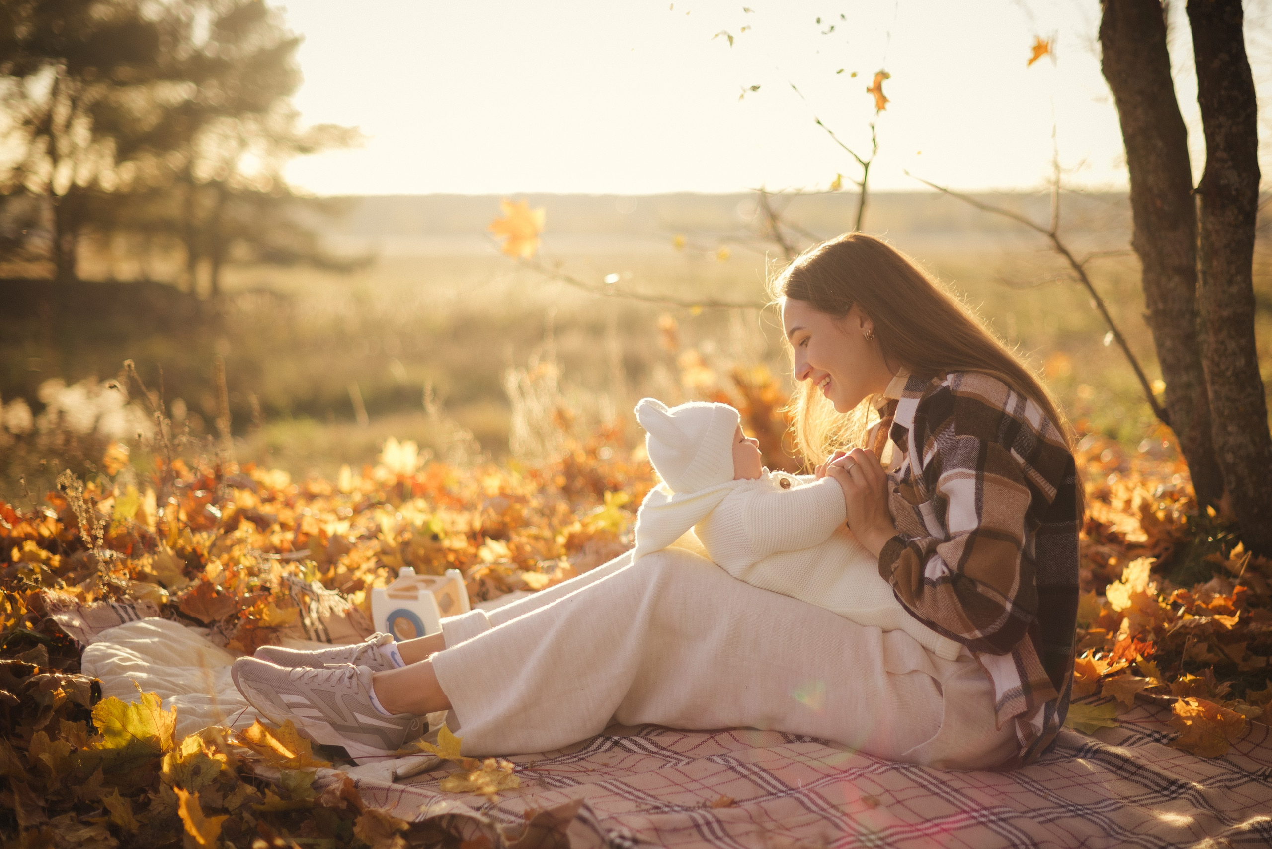 Мамочки осенью. Семейный и детский фотограф в Щелково Алена Дробот