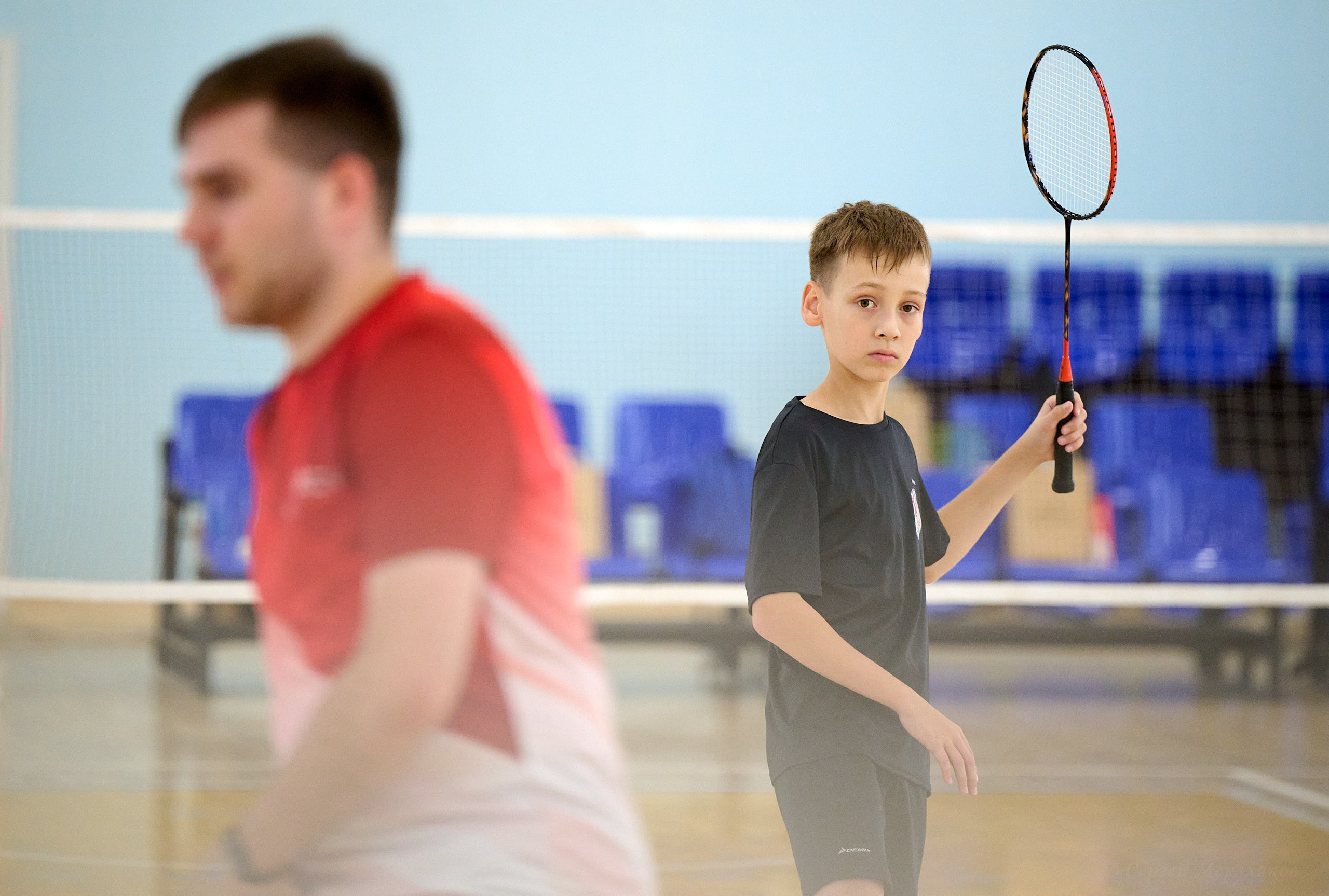 Бадминтон. Мастер-класс Любови Сухановой. Ижевск. 20.07.2024. Спортивный репортажный фотограф в Ижевске Сергей Мерзляков