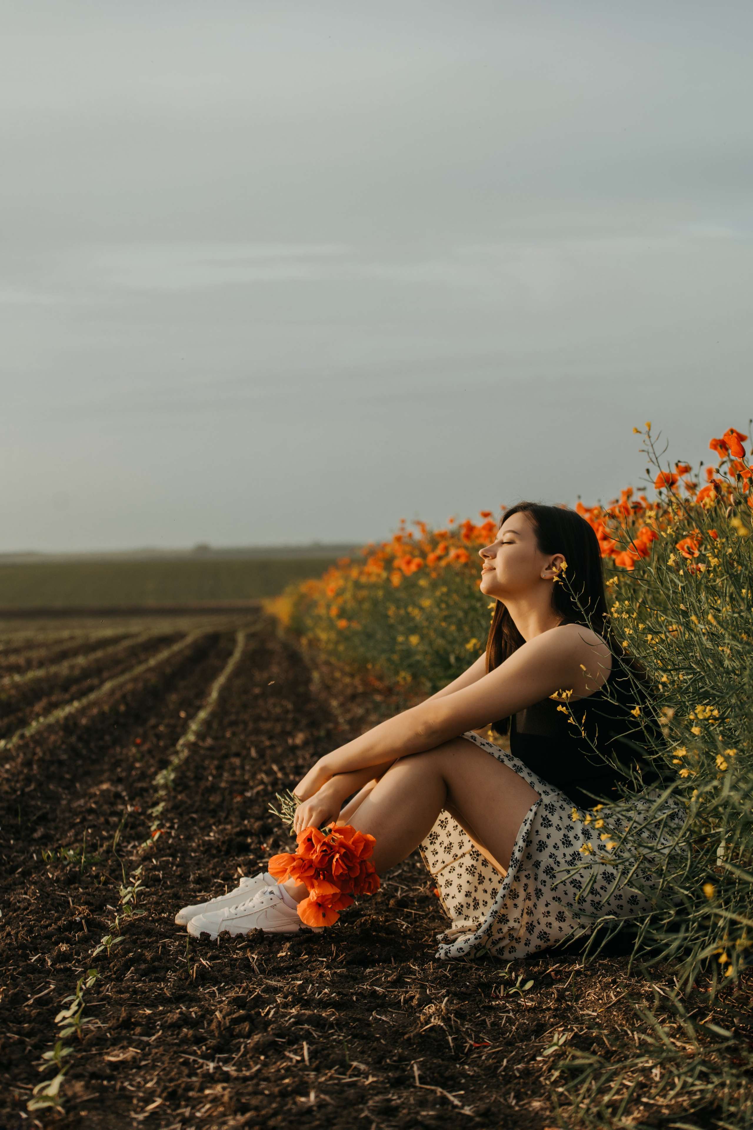 Фотосессия в маковом поле Новопокровская. Свадебный и семейный фотограф в Краснодарском крае Мария Данилкина