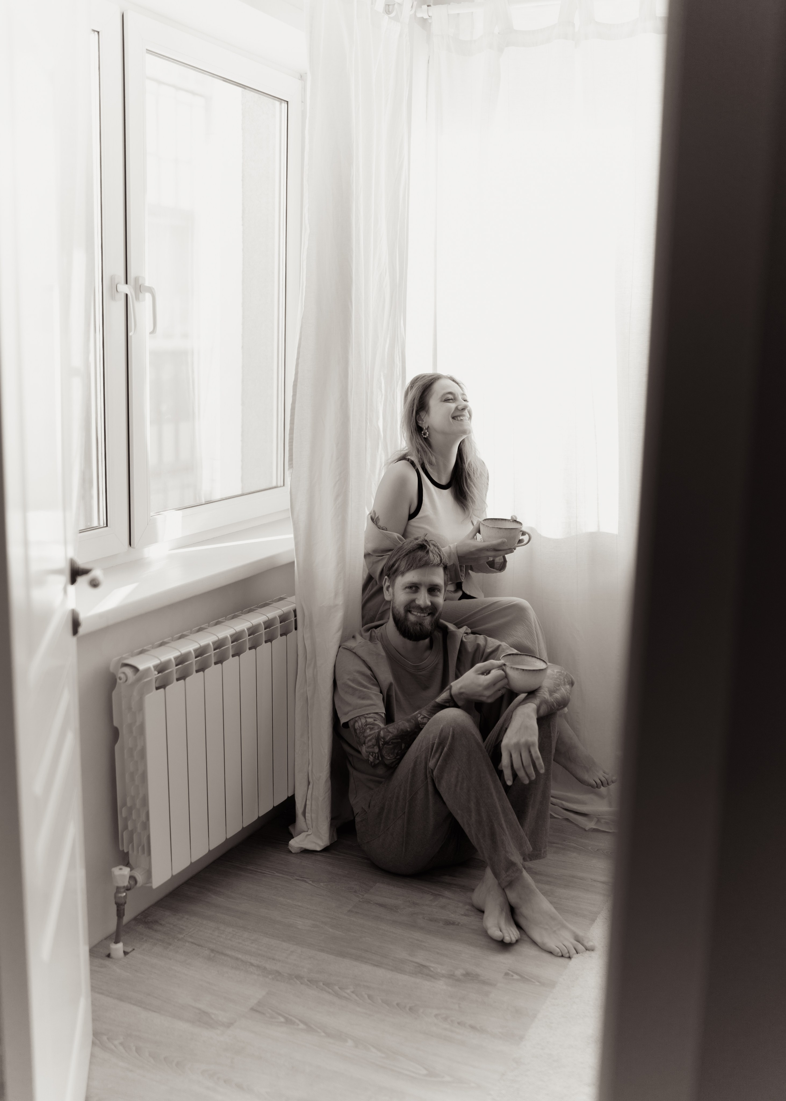 Катя и Андрей | домашняя. Фотограф в Новосибирске Диана Ильиных