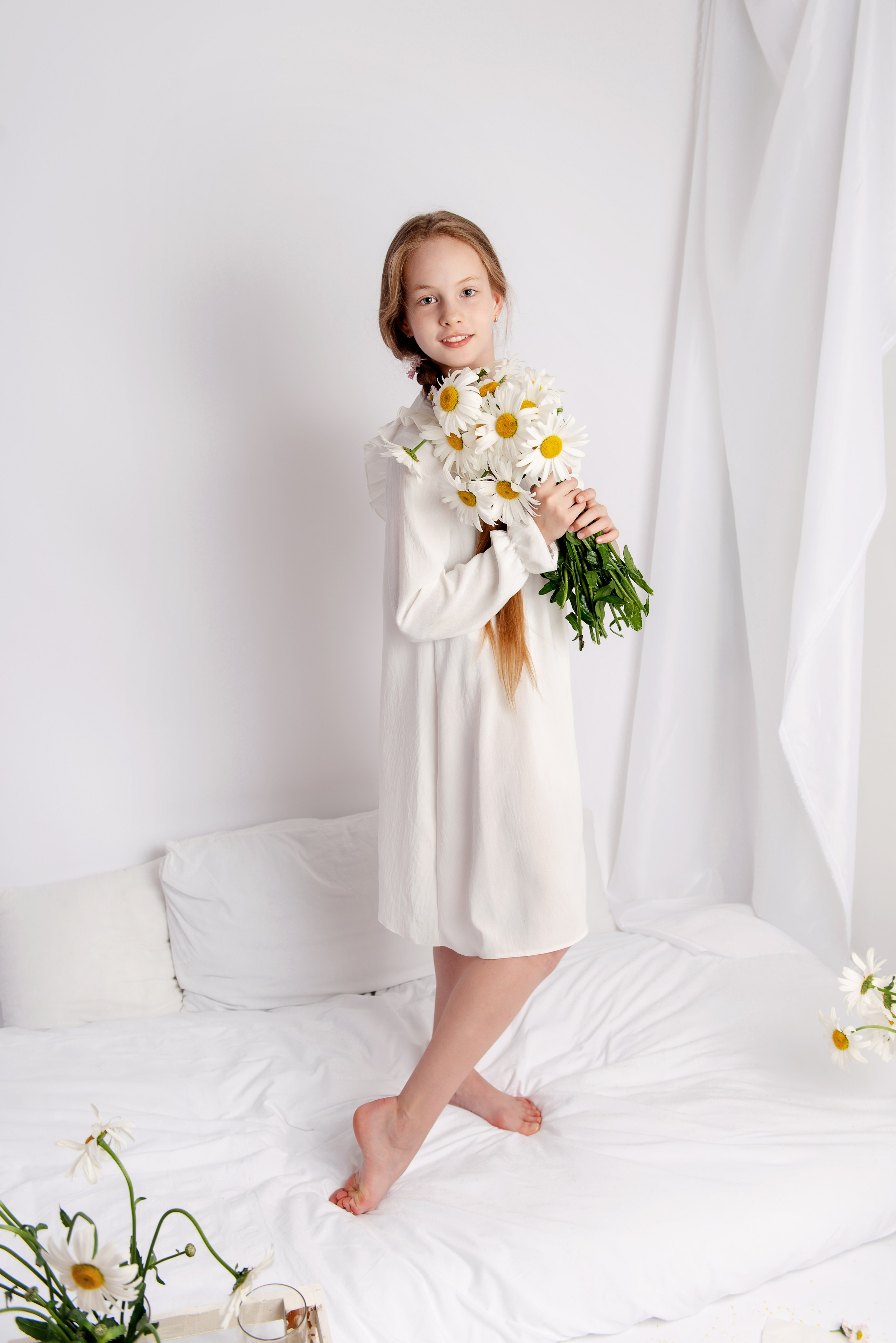 Ромашки. Детский фотограф в Долгопрудном и Москве