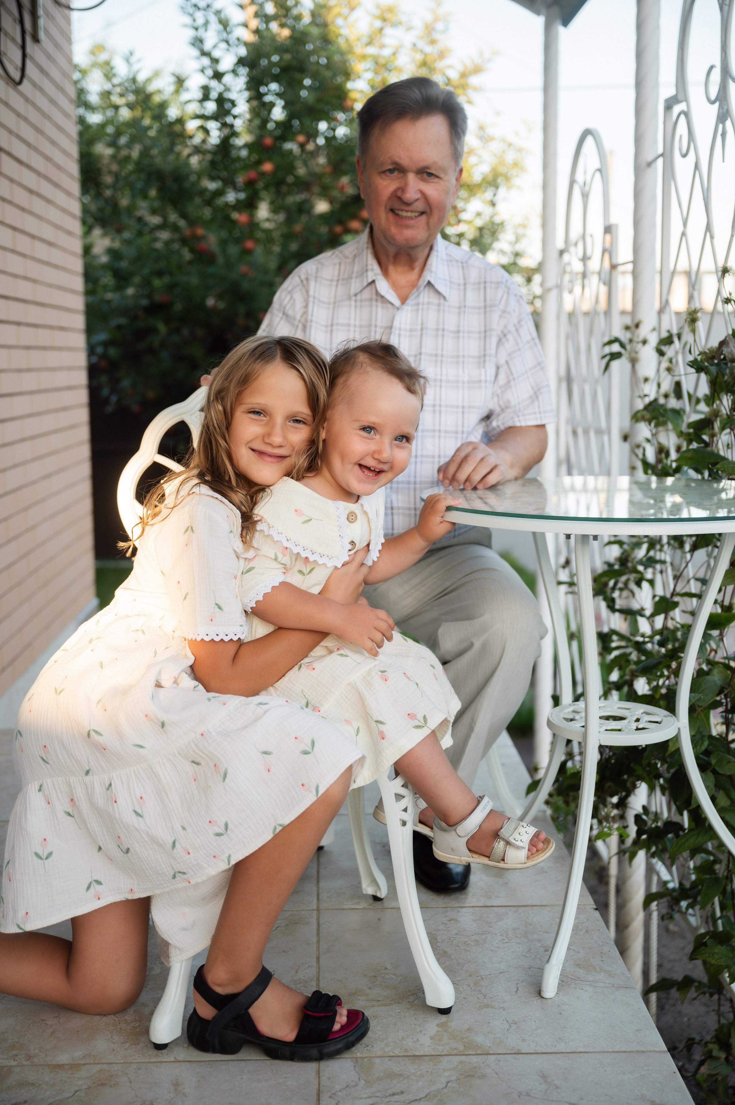 Семейная с правнучками. Фотограф Алёна Мил