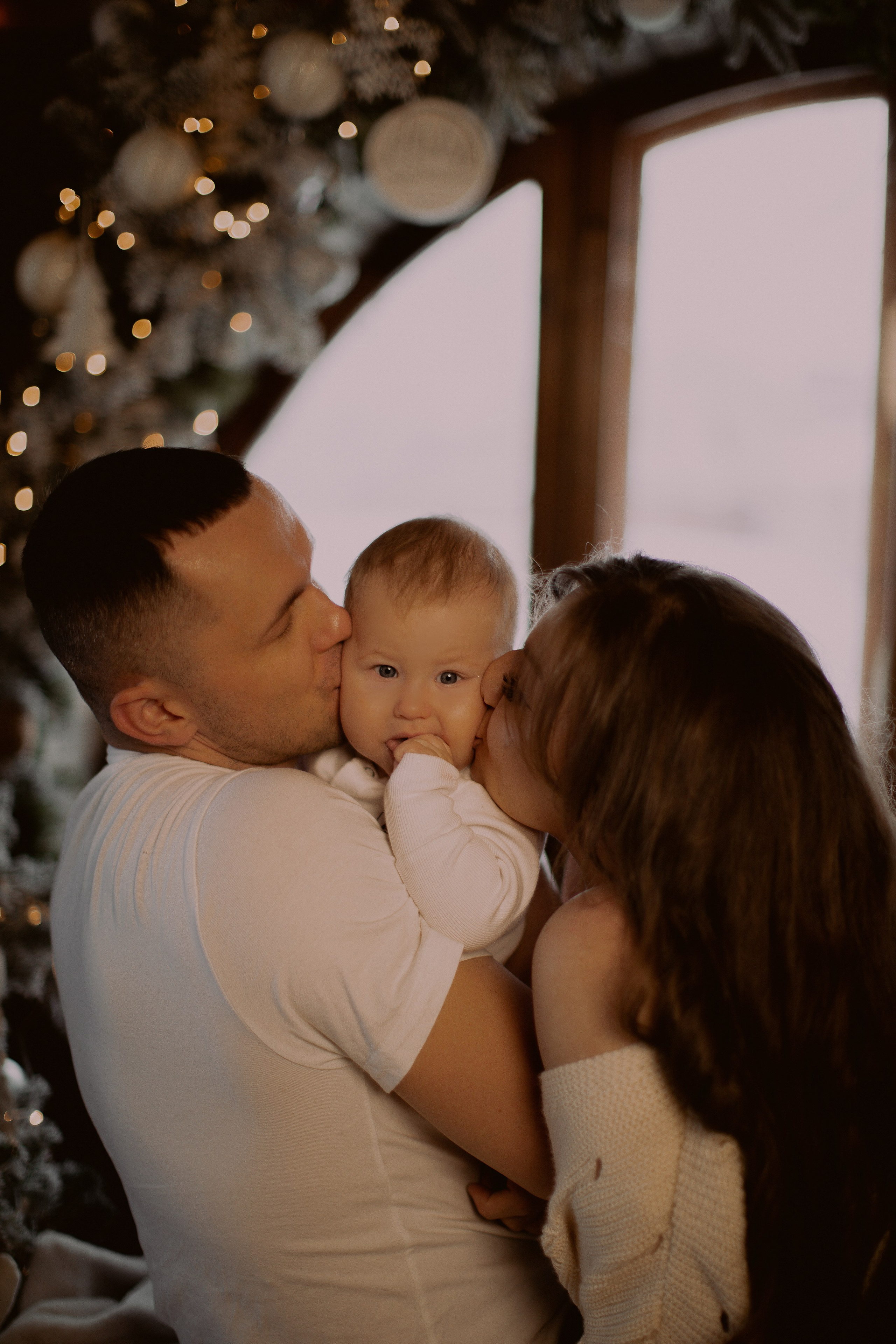 Первая новогодняя фотосессия малышки Эмилии. Фотограф в Нижнем Новгороде