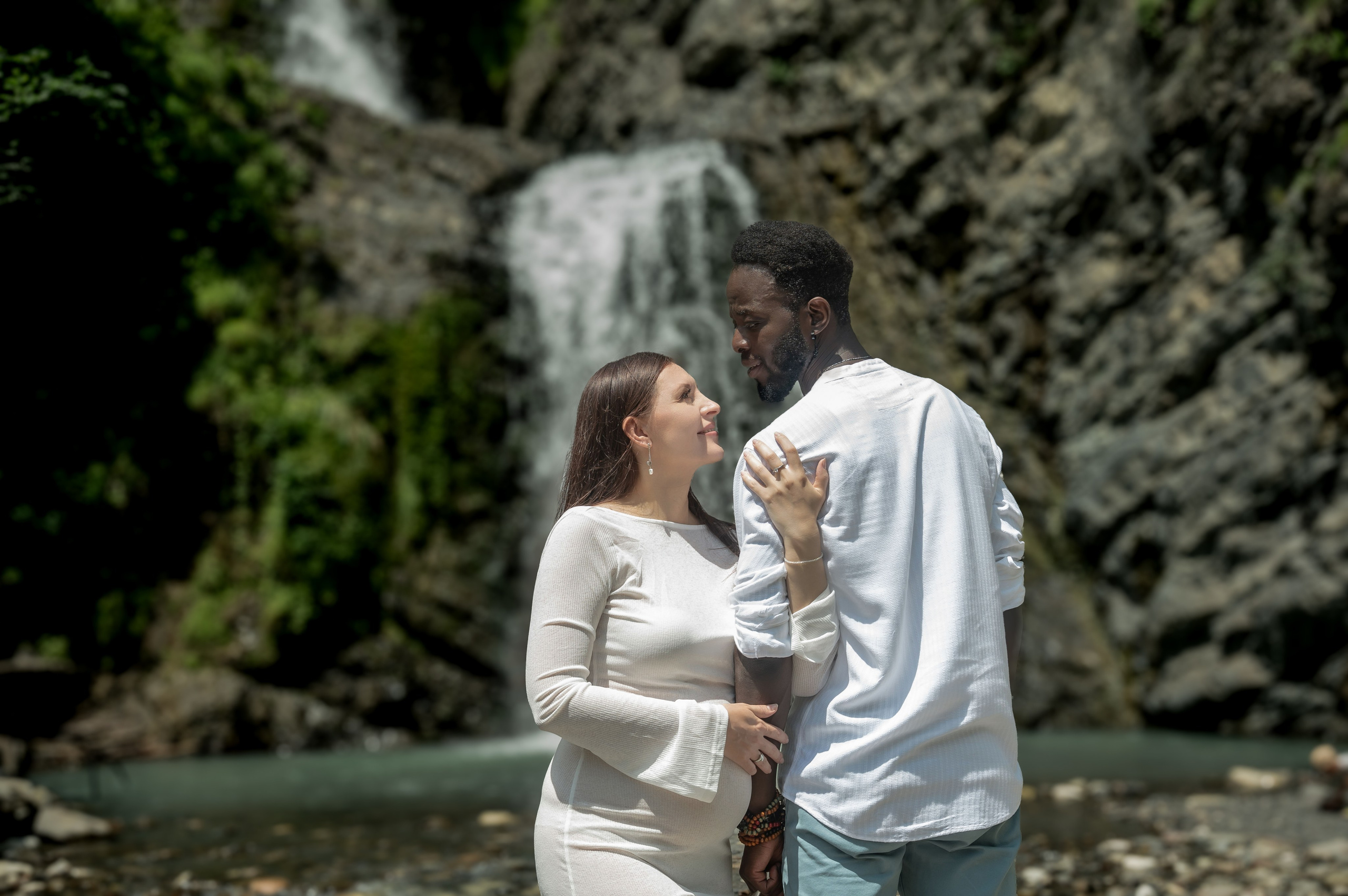 Тьерри и Светлана водопады. Наталья Слесаренко фотограф в Сочи