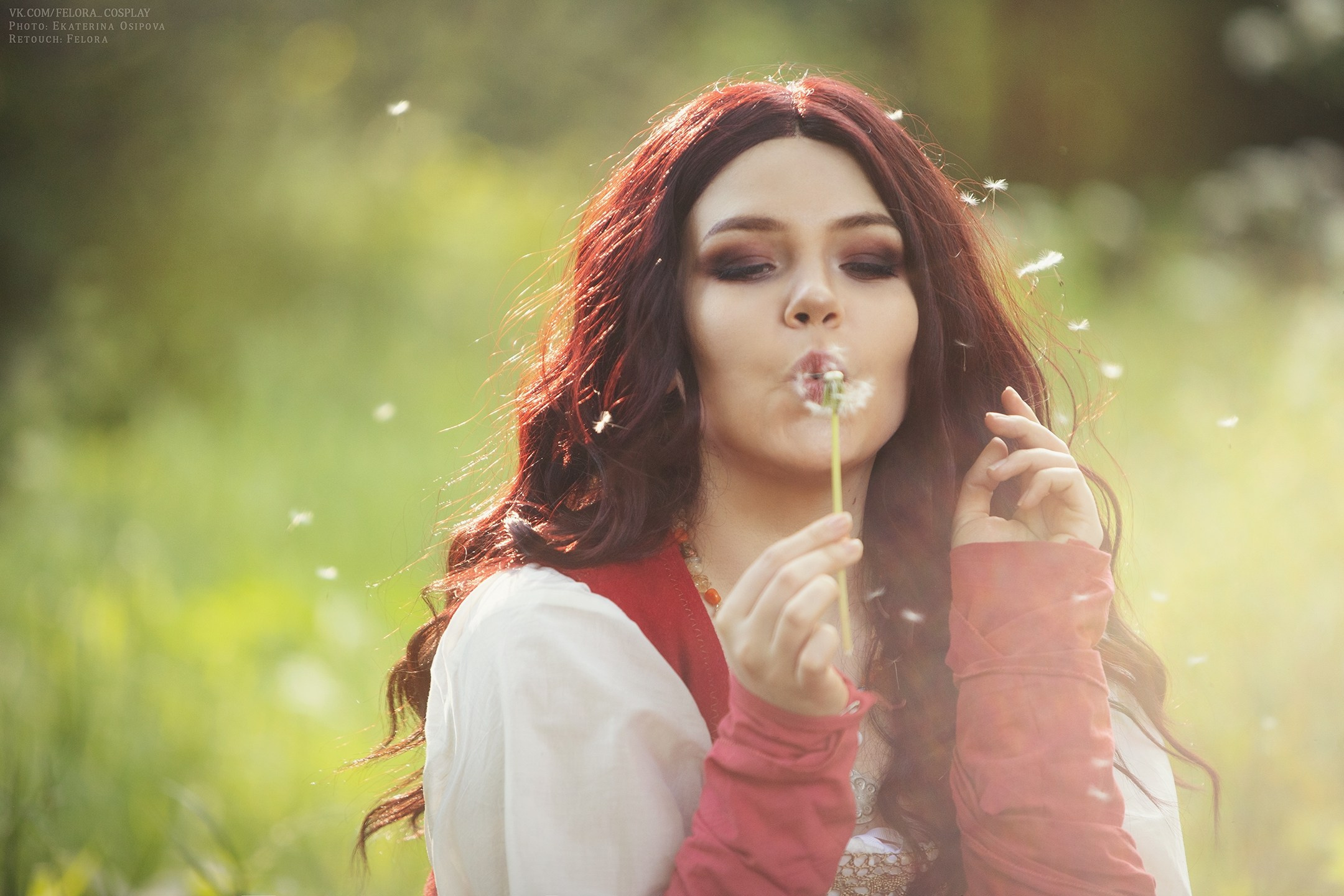 Портретная фотосессия «Томира в белом саду». Екатерина Осипова — профессиональный фотограф в Москве