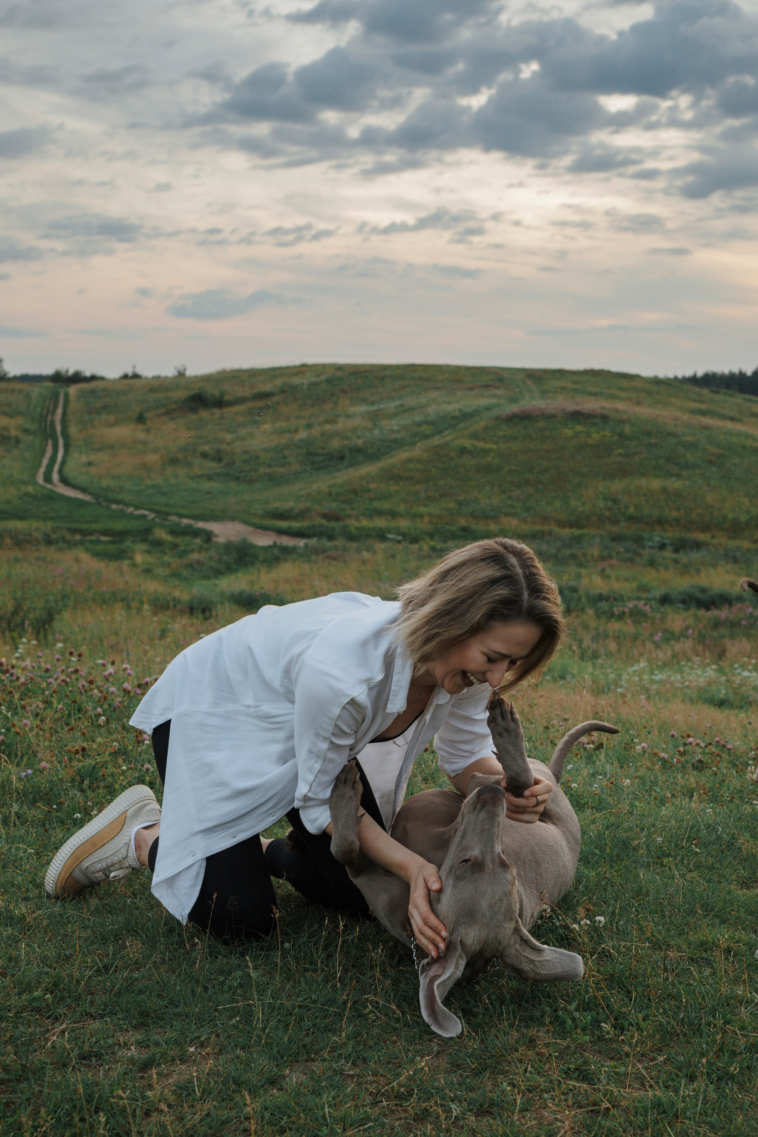 Маргарита и веймаранеры. Фотограф-анималист в Санкт-Петеребурге Титова Алиса