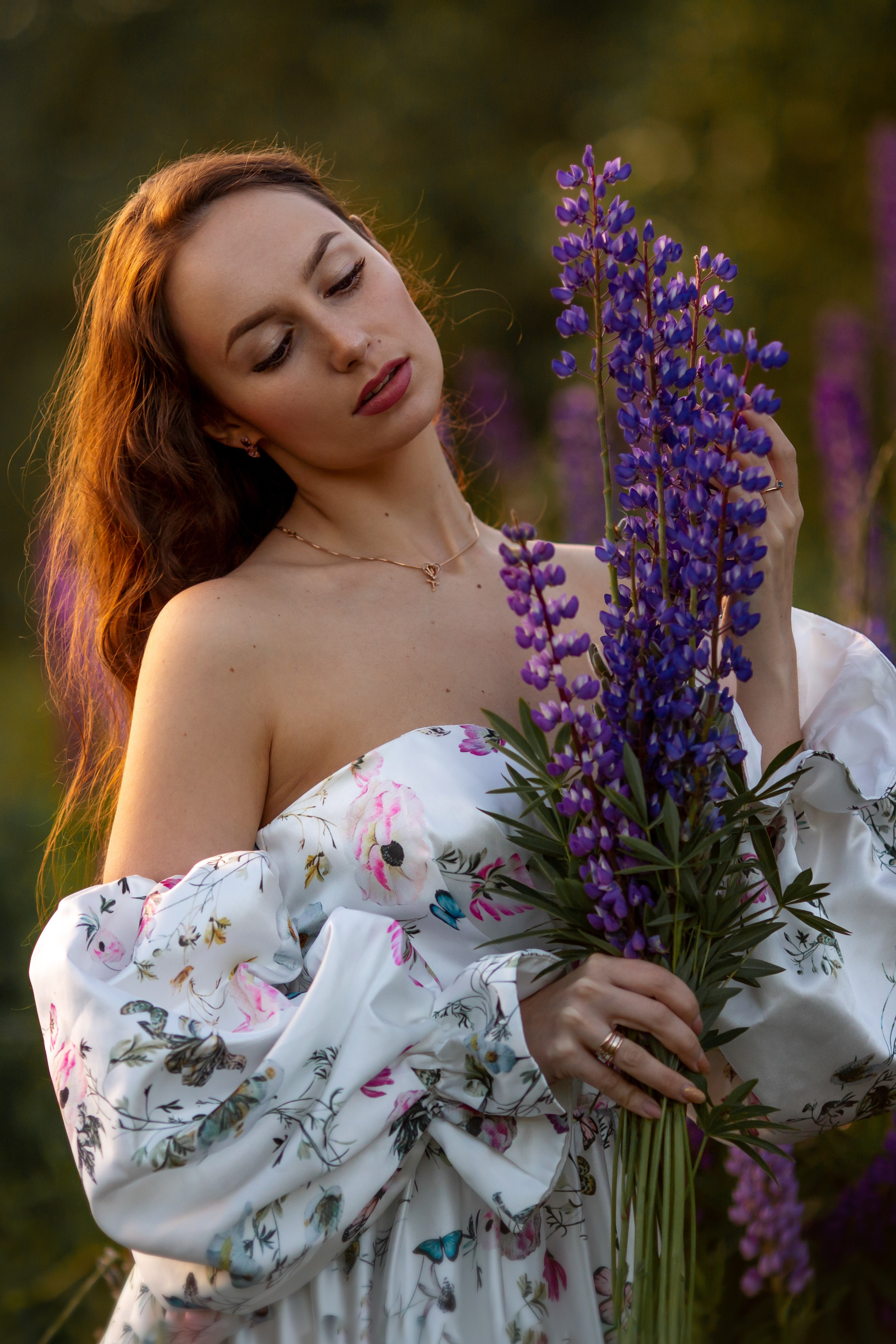 Люпиновая романтика. Детский и семейный фотограф в Санкт-Петербурге Алтухова Ольга