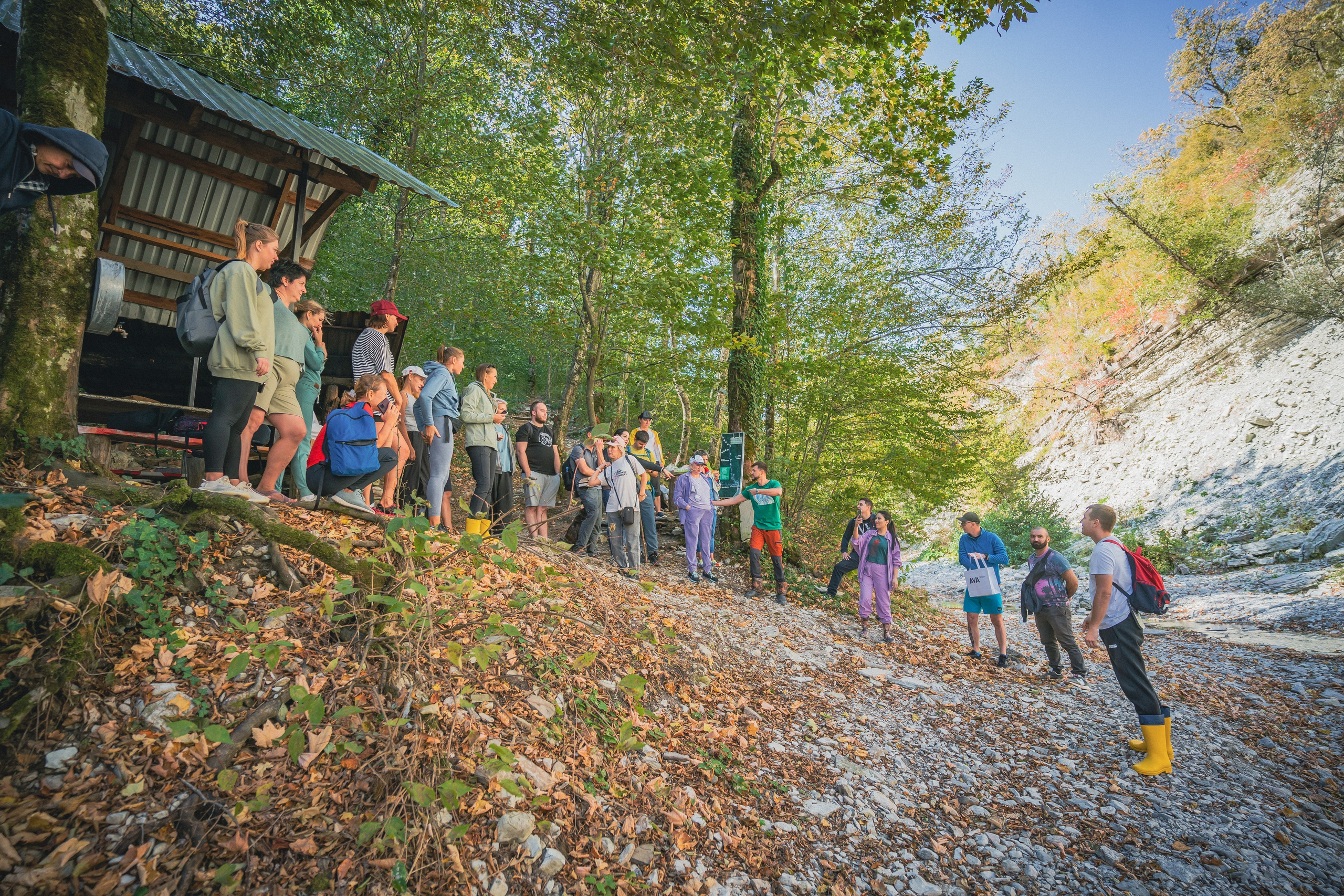 Поход на Полковничьи водопады АСК 26.09.23. Репортажный фотограф в Краснодаре Рындин Дмитрий