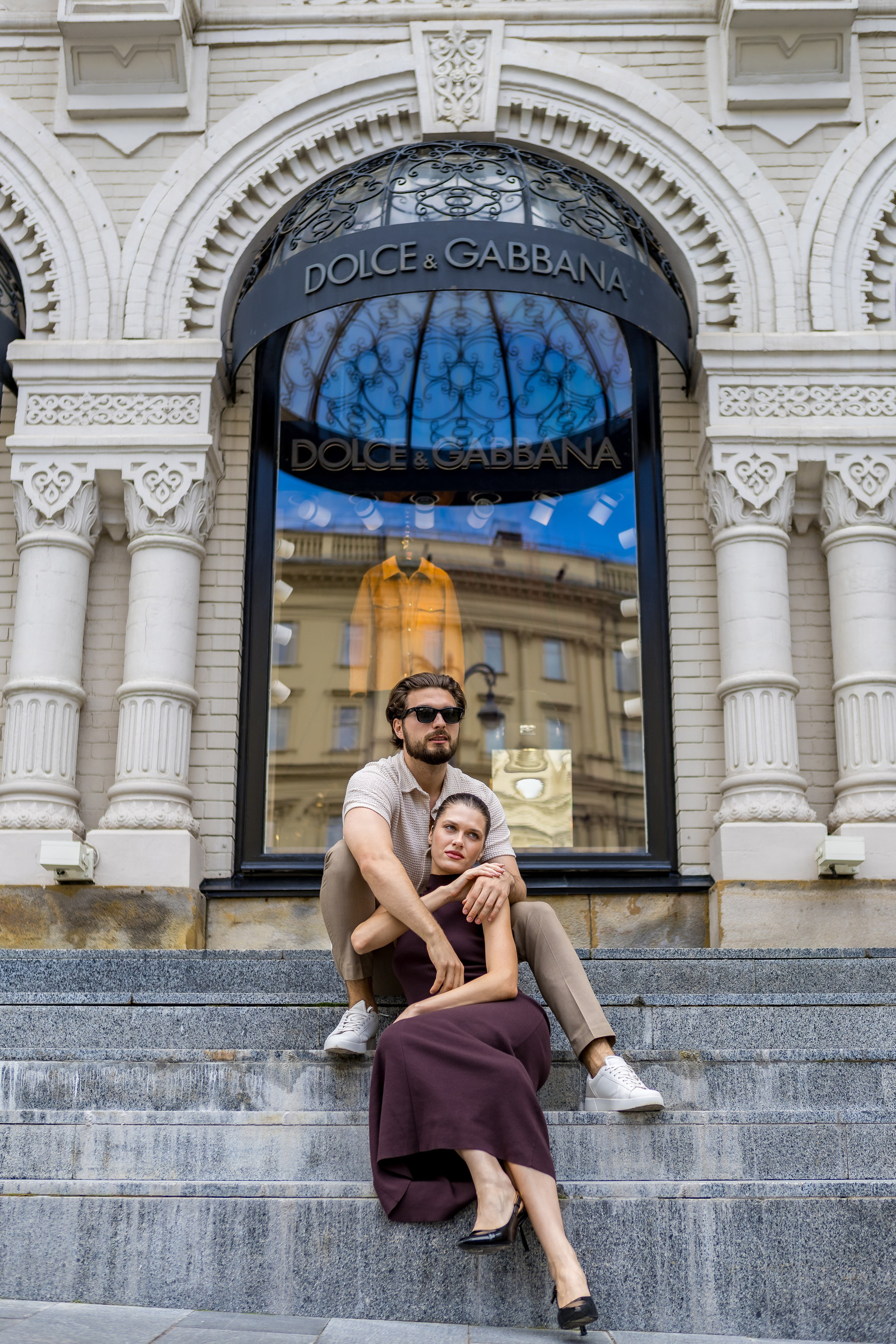 Фотопрогулка гостиница Националь. Свадебный фотограф в Москве