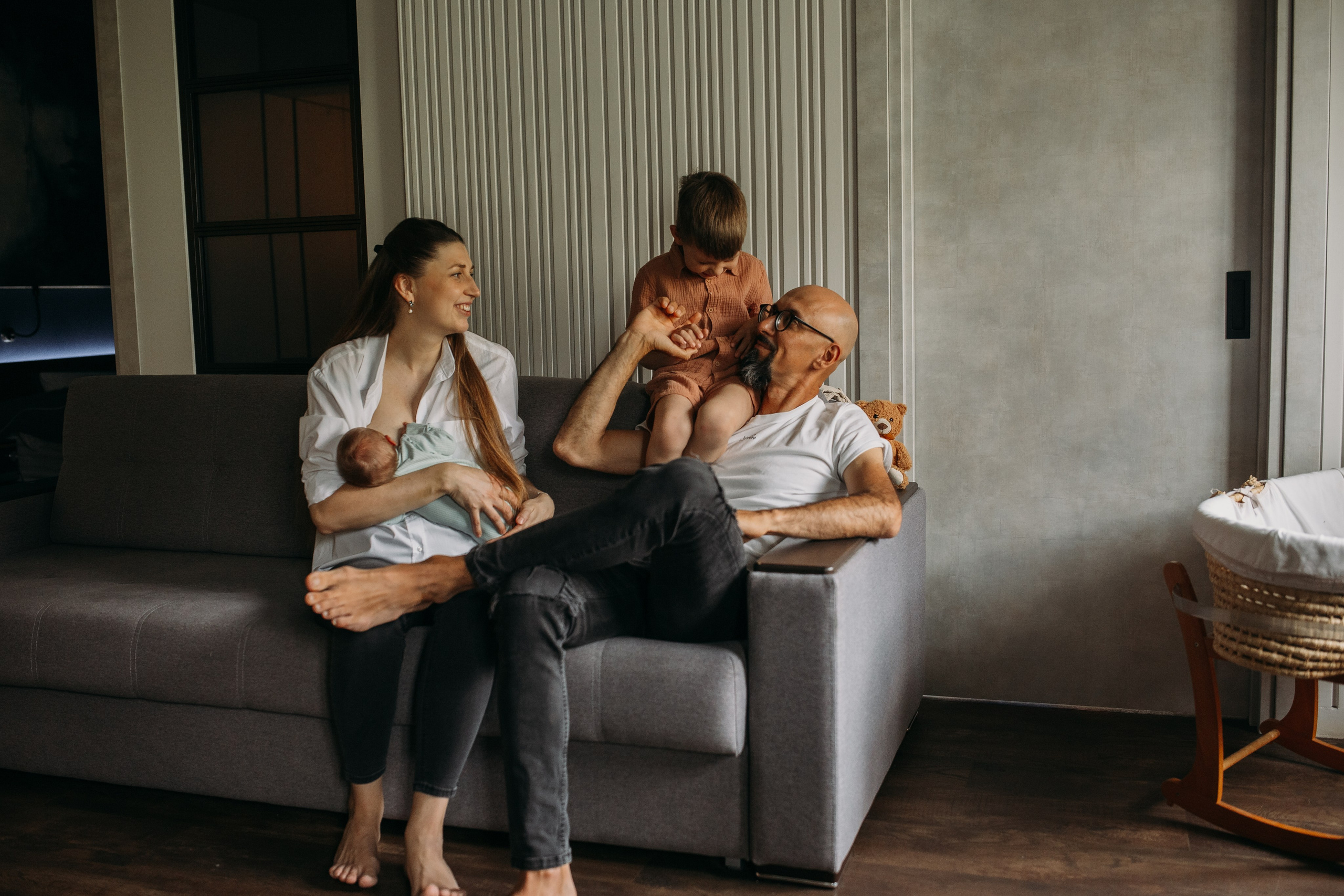 Андрей, Юля, Гриша, Федя. Семейный фотограф в Волгограде Надежда Головко