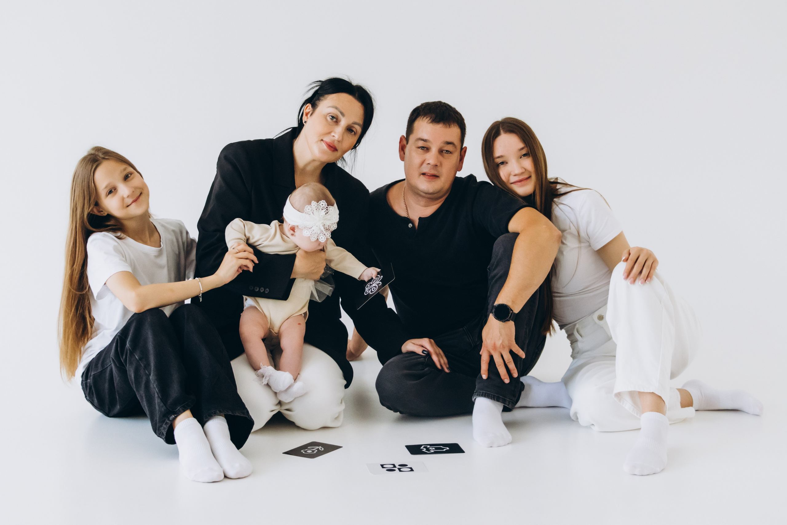 Семейная фотосессия в студии, Екатеринбург. Фотограф в Екатеринбурге Пойгина Елена