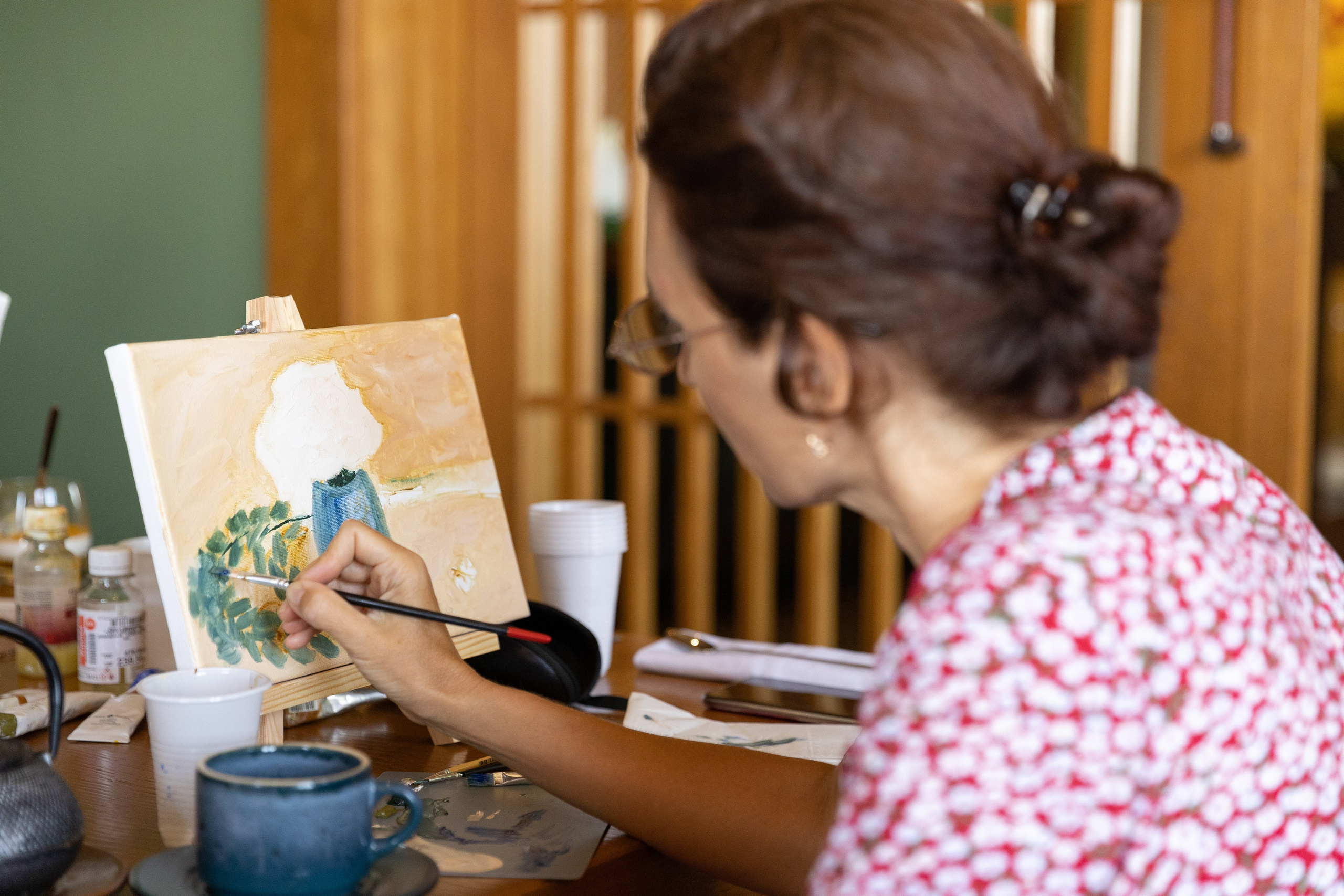 МАСТЕР-КЛАСС ПО ЖИВОПИСИ МАСЛОМ. Фотограф в Сочи Екатерина Потапова