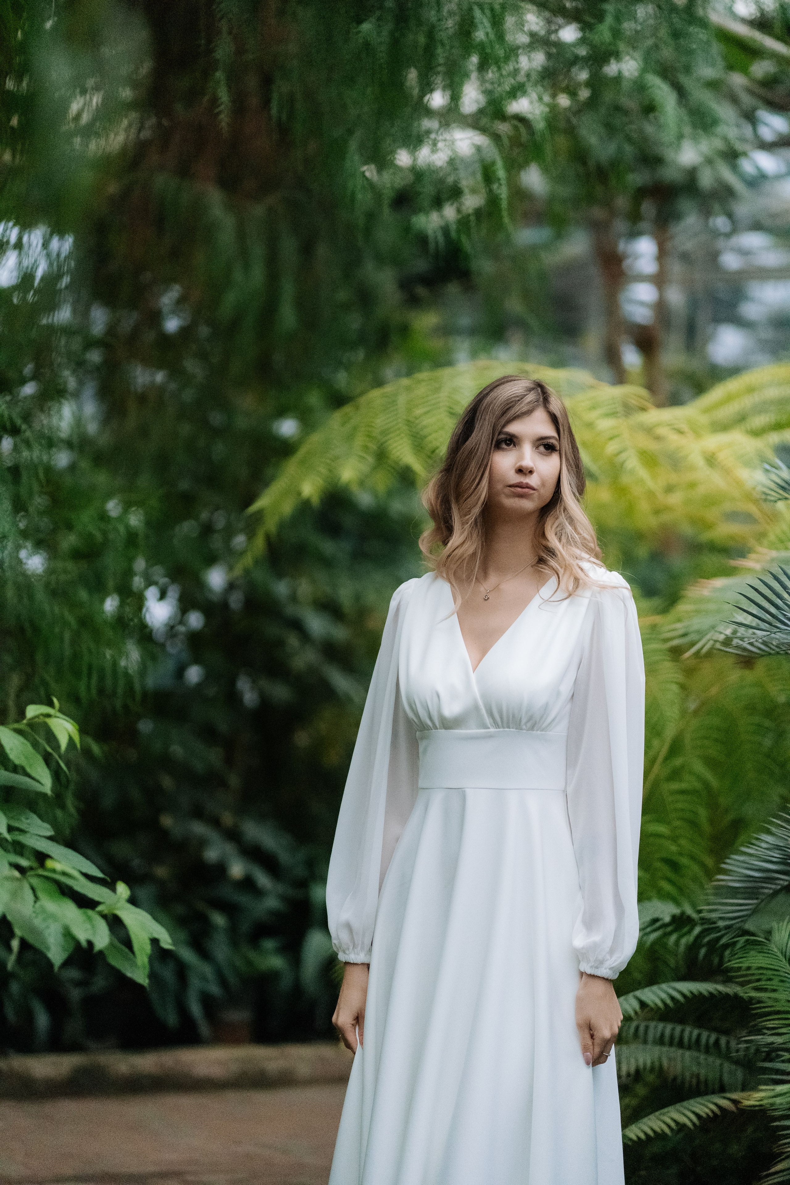 Свадебная фотосессия в оранжерее, Москва. Свадебный фотограф в Москве Анна Полушина